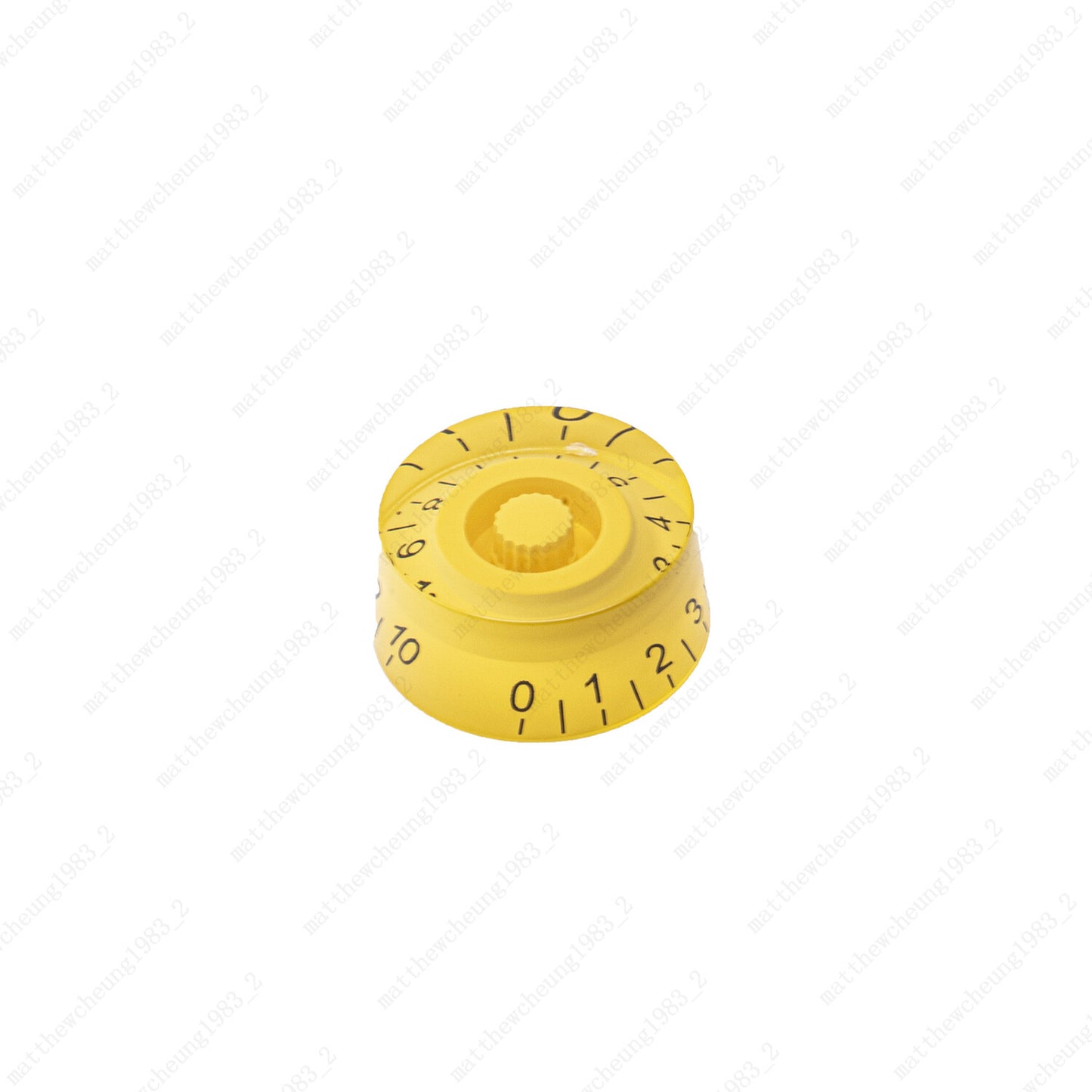 4 Pcs Yellow Electric Guitar Control Knobs Speed Knobs Fits Les Paul SG Guitar