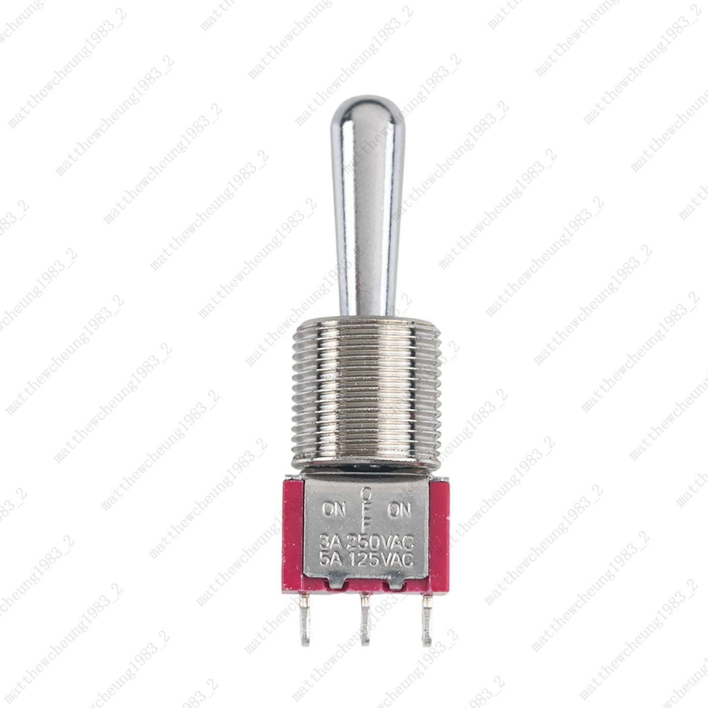 1/3/5 x Guitar Long Fat Bat Toggle Switch SPDT 3Pin 3-Position ON-OFF-ON Sealed