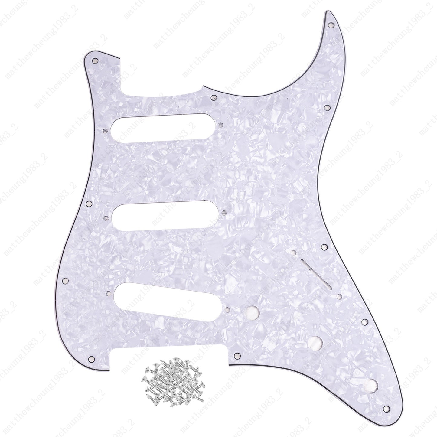 SSS Style11 Hole Pickguard Pickups with Screws for USA MIM Standard Fender Start