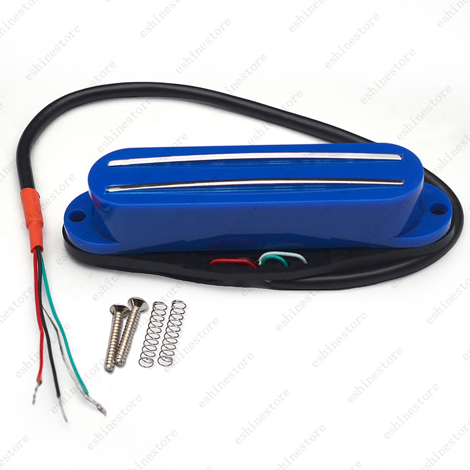 Alnico5 Dual Rails Guitar Pickup Mini Humbucker Pickup For Strat Guitar 12Colors