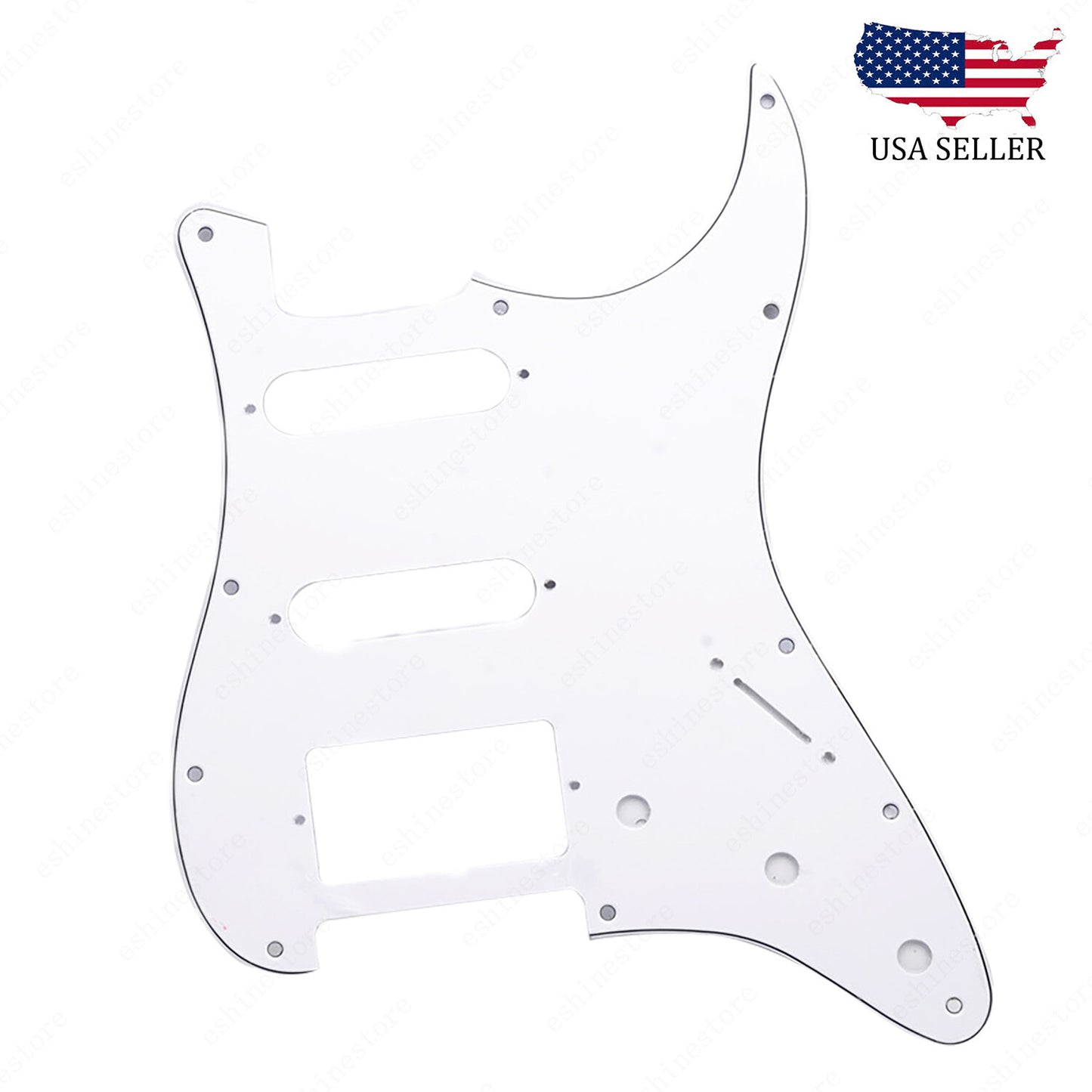 11 Holes SSH Strat Style Pickguard For Stratocaster Various Colors US Ship
