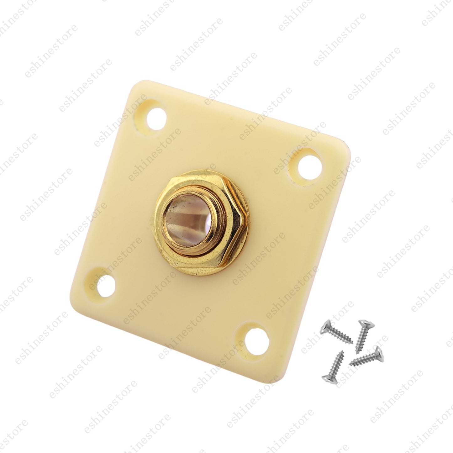 1 Set Square Plate Electric Guitar Output Jack Socket For Les Paul SG Guitar
