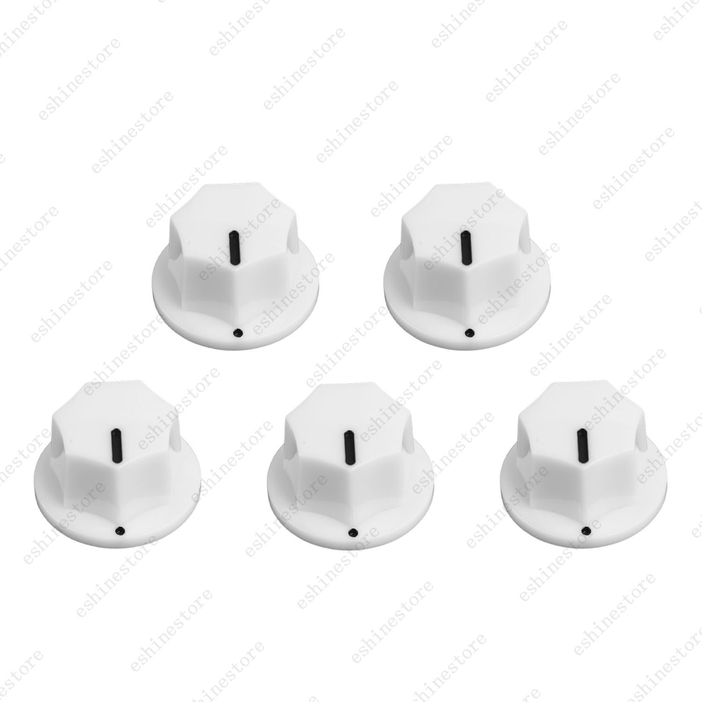 1/5/10Pcs Guitar Knobs Volume Tone Control Knobs for Jazz Bass , 2 Sizes 4 Style