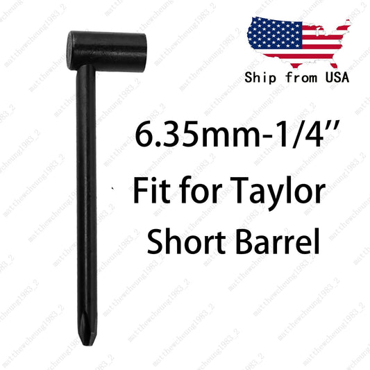 Guitar Wrench 6.35mm (1/4") Short Truss Rod Adjustment Tool for Taylor Guitar