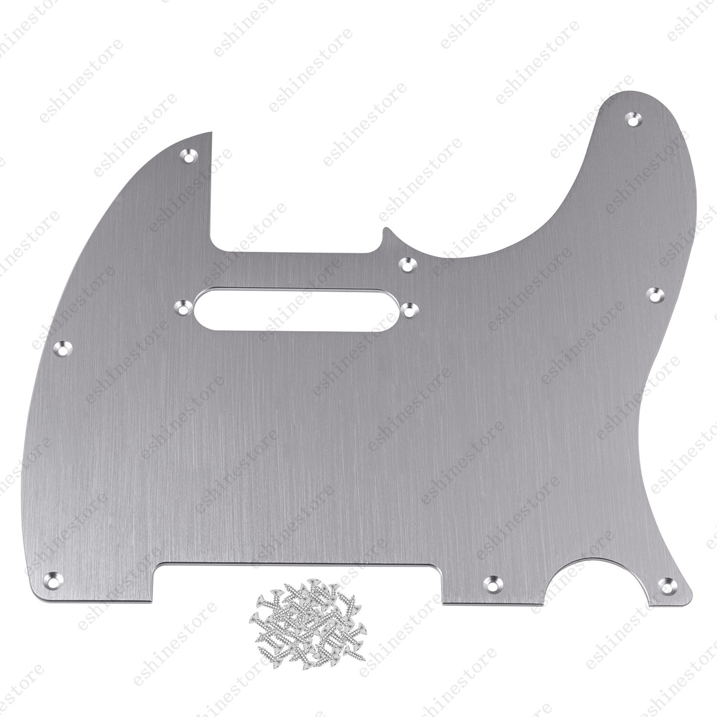 Aluminium 8 Hole Tele Style Guitar Pickguard Scratch Plate For Fender Telecaster