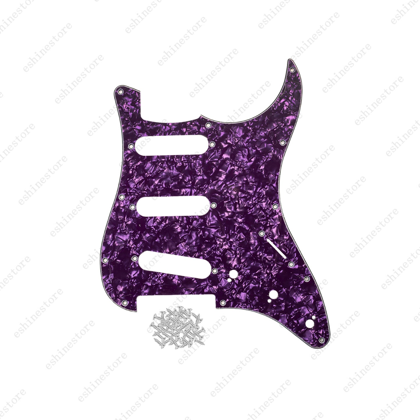 SSS 11-Hole ST Style Guitar Pickguard Pick Guard Scratch Plate Multicolors