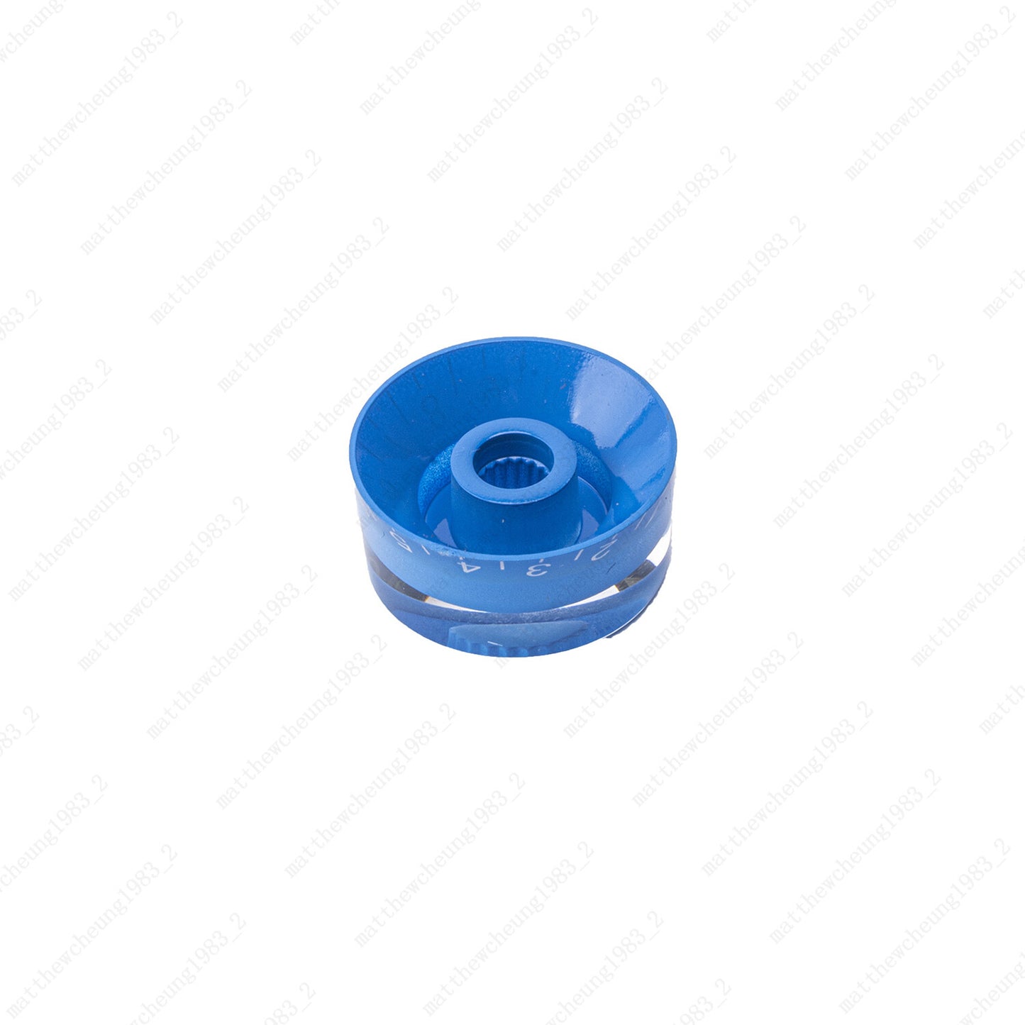 4 Pcs Blue Guitar Control Knobs Speed Knobs Dial Knobs for Les Paul SG Guitar