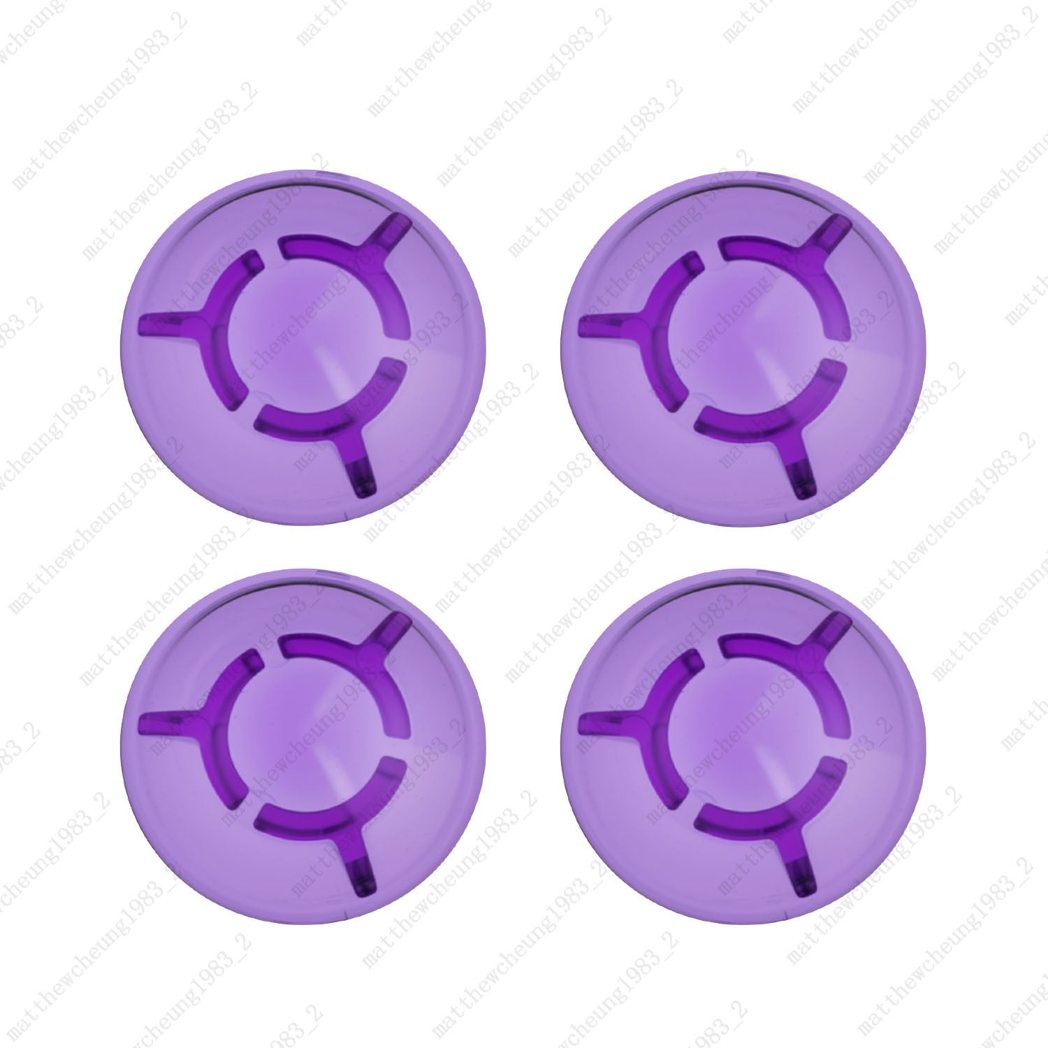 1/2/4pcs Mushroom Plastic Guitar Effect Pedal Footswitch Toppers Foot Nail Cap
