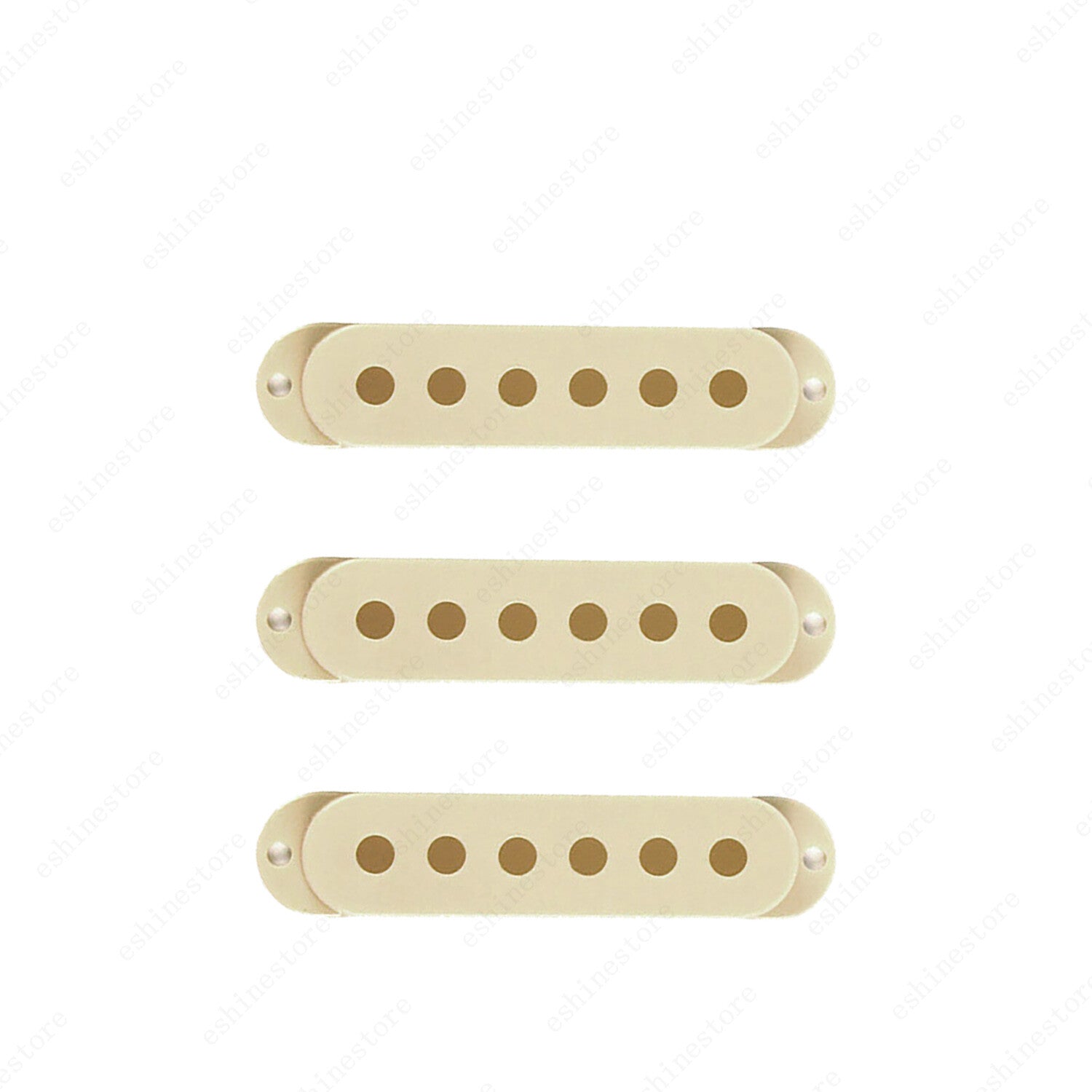 3 Pcs Plastic SSS Single Coil Pickup Covers For Fender SQ Strat multiColors