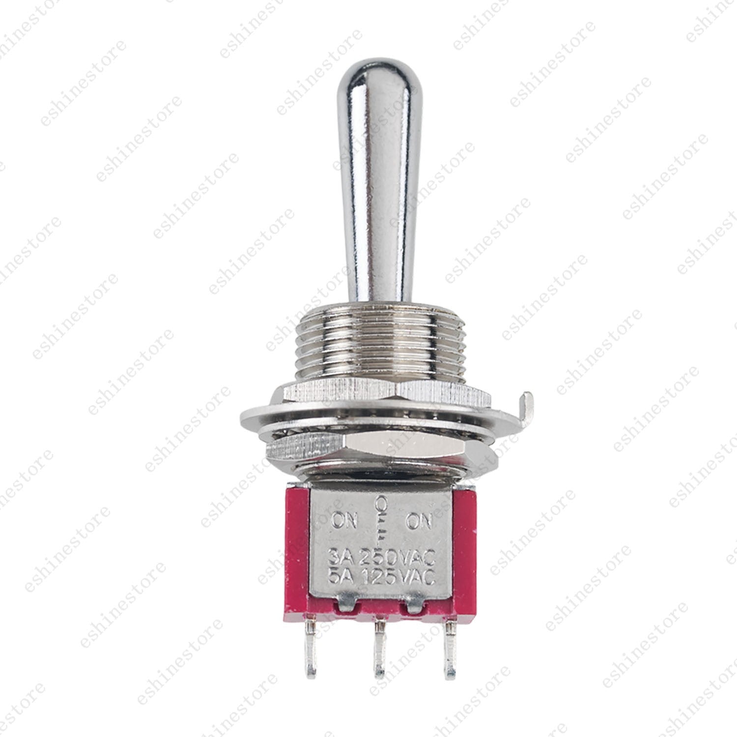 1/3/5pcs Guitar/AMP Long Fat Bat Toggle Switch SPDT 3Pin 3-Way ON OFF ON Sealed