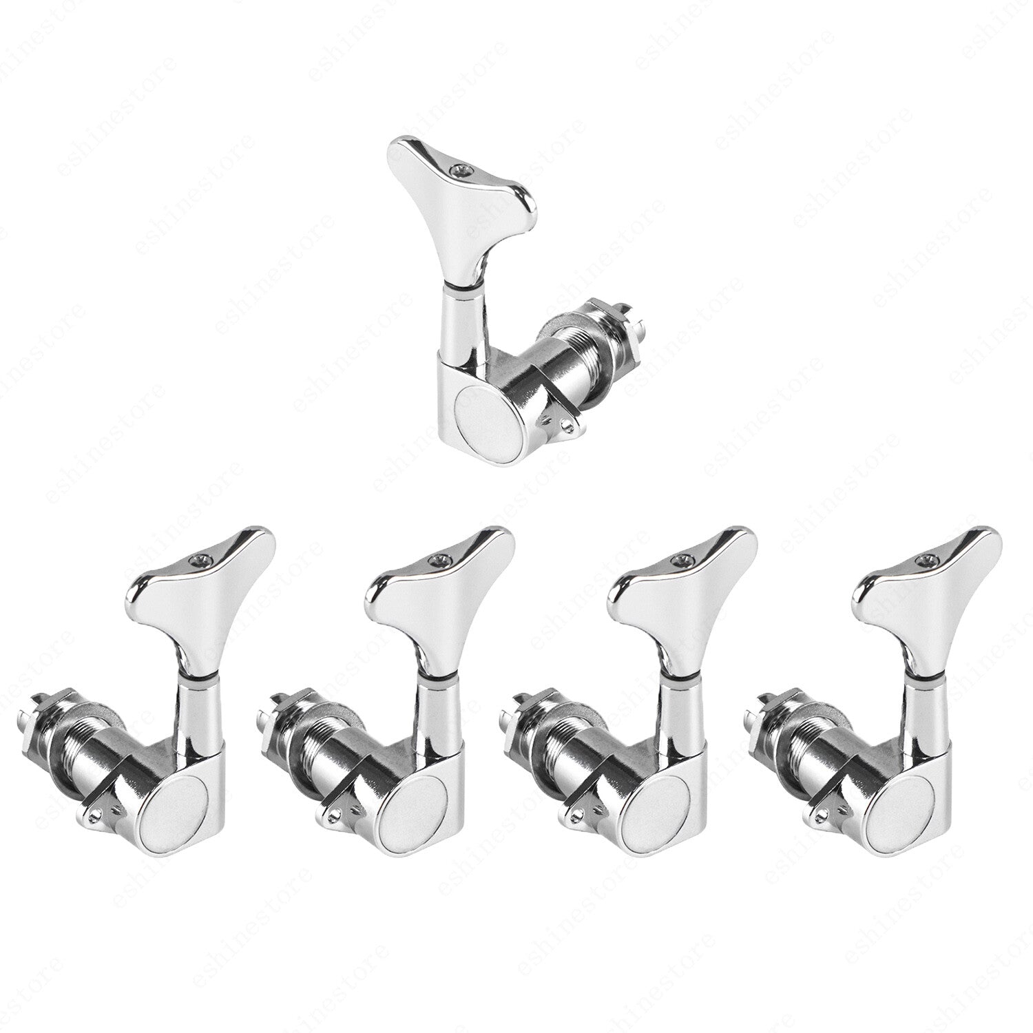 1/4/5 String Bass Guitar Machine Heads Sealed Tuners Tuning Keys Pegs 2 Colors