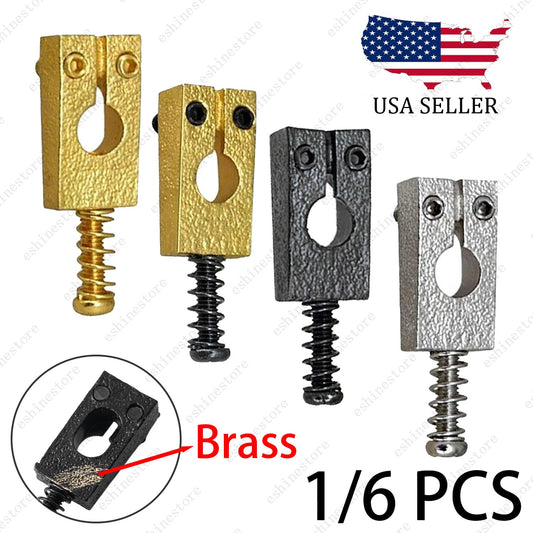 10.5mm Brass Tremolo Bridge Saddles Replacement for PRS SE S2 CE Style Guitar