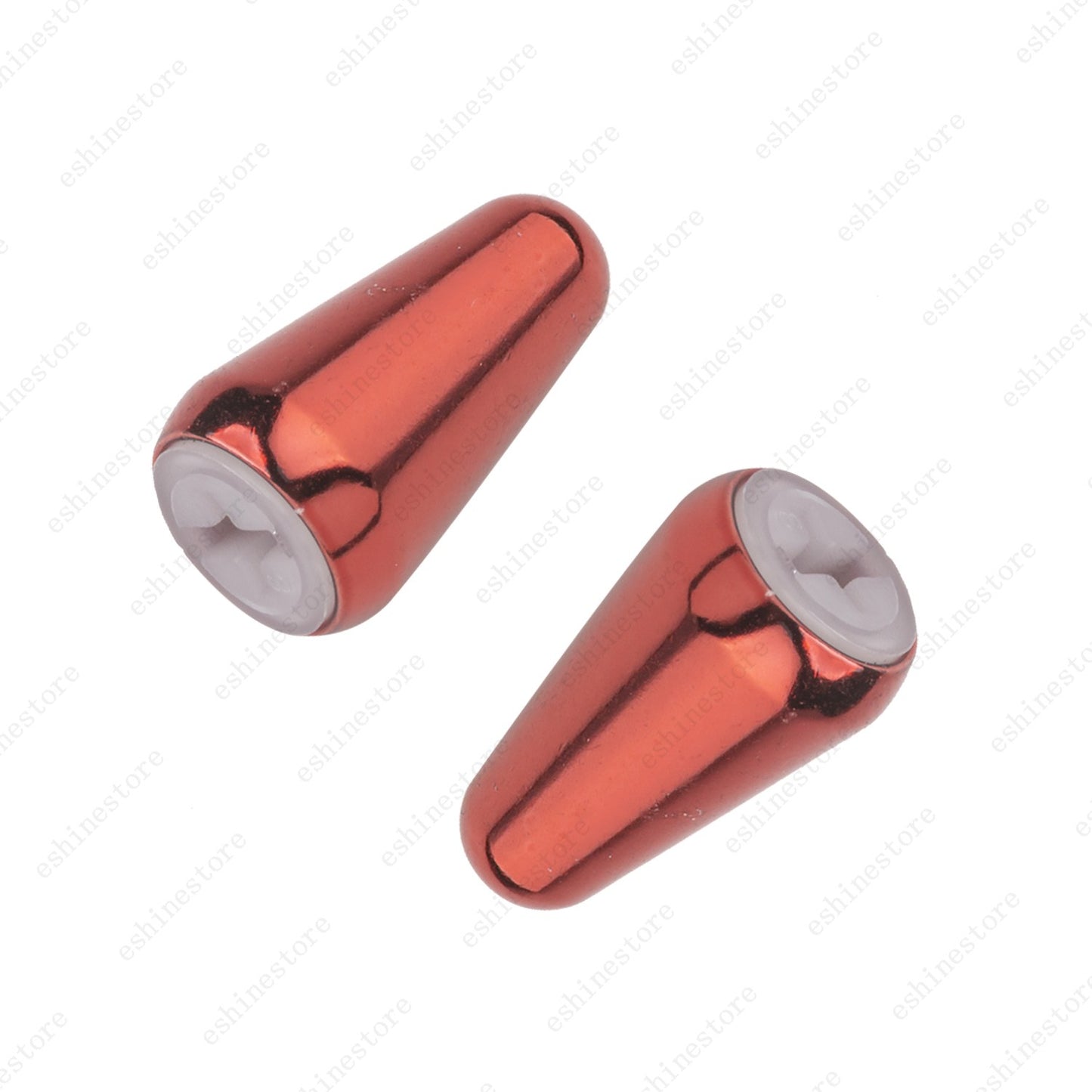 2 Pcs Guitar 3-5 Way Switch Metal Tip Cap Switch Knob For Fender Stratocaster