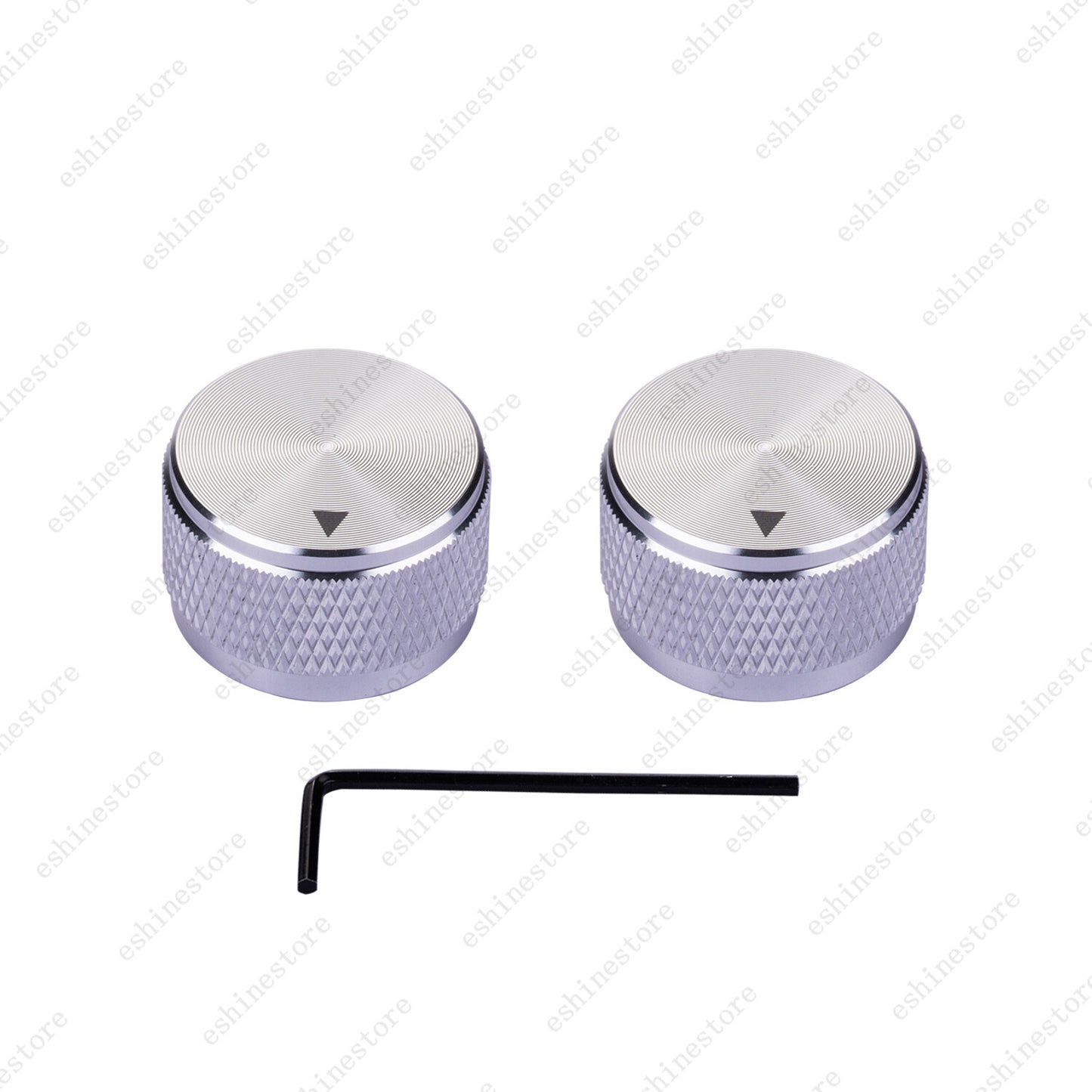 Guitar Aluminum Alloy Electronic Control Pot Knob Fit 18 24 Spline / Soild Shaft