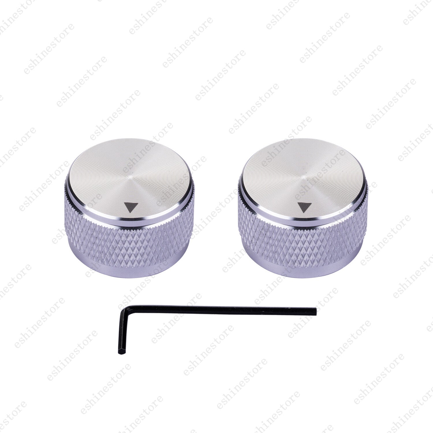 Guitar Aluminum Alloy Electronic Control Pot Knob Fit 18 24 Spline / Soild Shaft