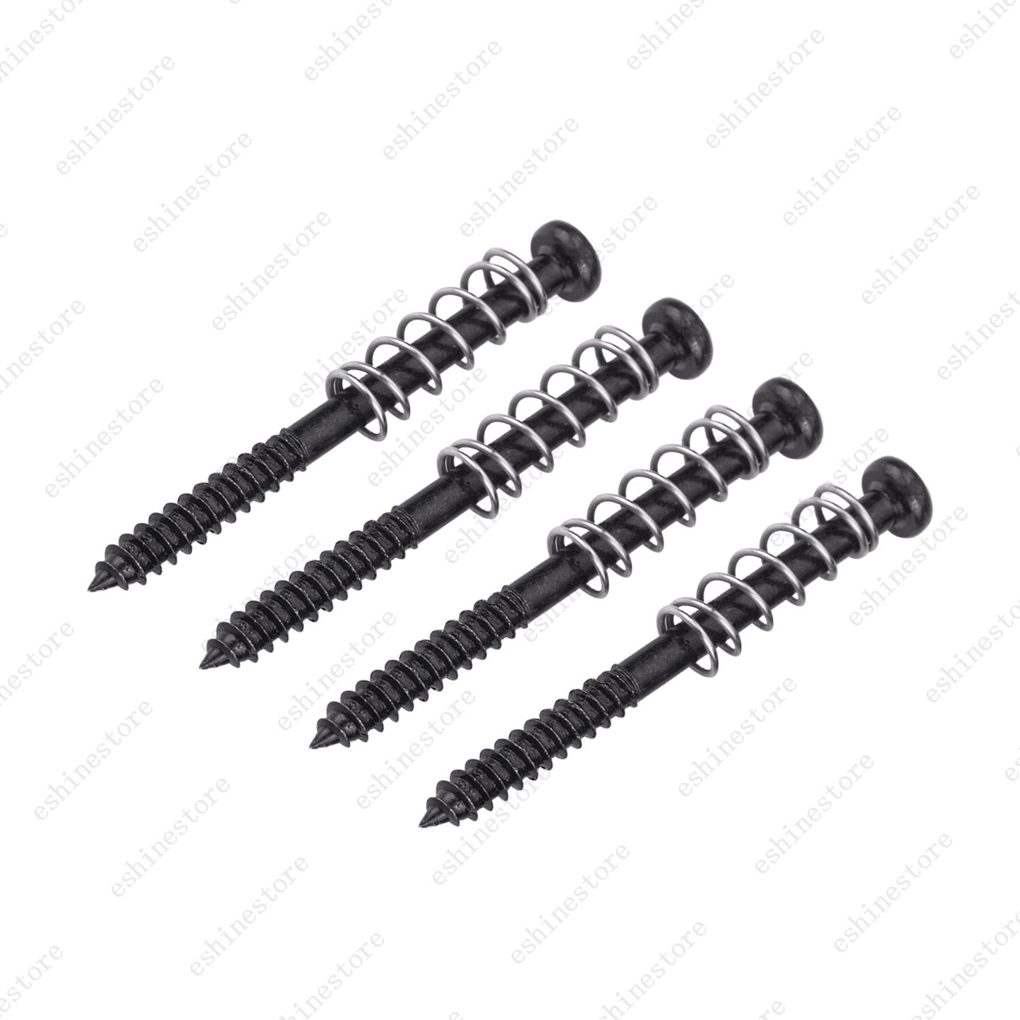 4Pcs M3x38mm Electric Guitar Pickup Screws Springs For P-90 P J Bass