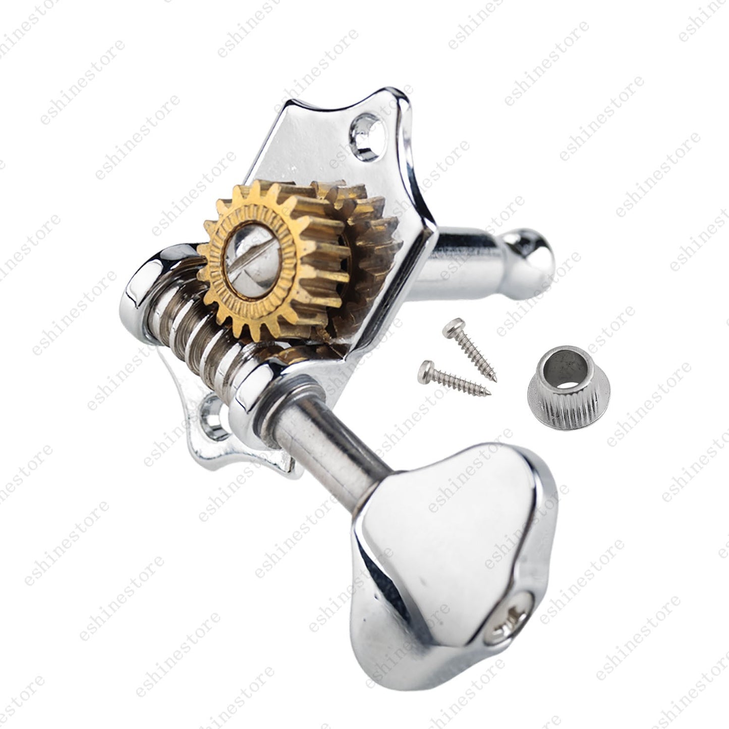 Open-Gear Guitar Tuning Pegs Machine Heads 1:18 Gear Ratio for Acoustic Guitar