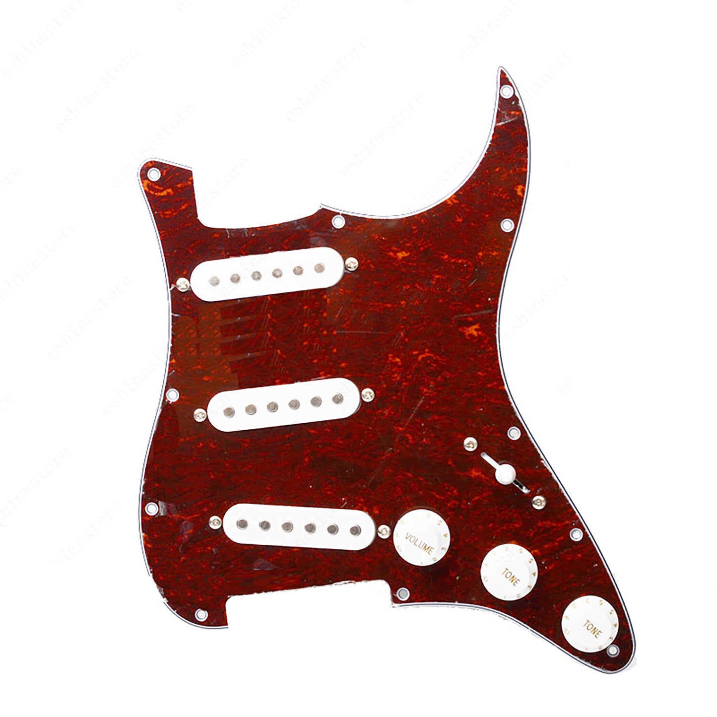 11 Hole SSS Strat Style Loaded Pickguard For Stratocaster Various Colors US SHIP