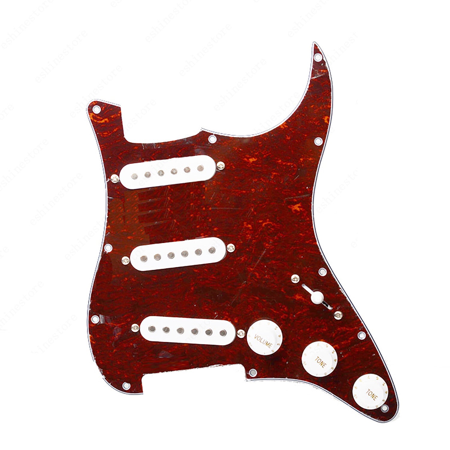 11 Hole SSS Strat Style Loaded Pickguard For Stratocaster Various Colors US SHIP
