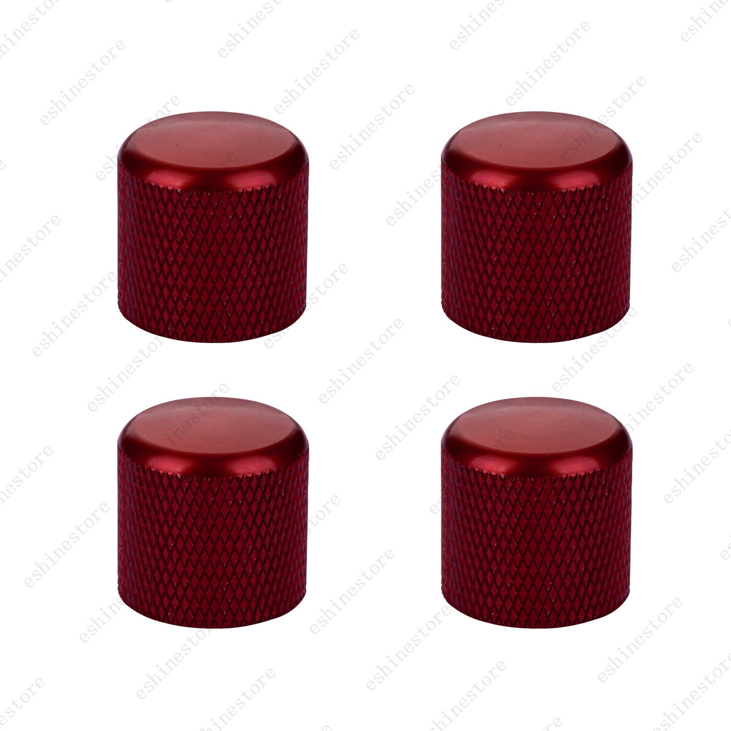 1-4 Pcs Volume Tone Control Knobs Metal Dome Button Caps For Guitar Bass