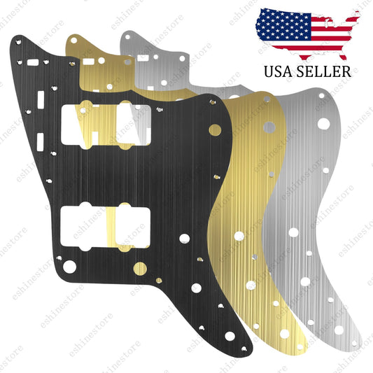 Brushed Aluminium Vintage JM Guitar Pickguard For FD Jazzmaster Electric Guitar