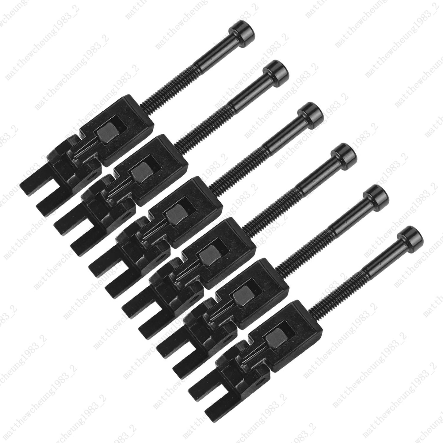 6 Pcs Tremolo Bridge Saddles Replacement w/ Screw & Lock Block For Floyd Rose