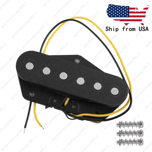 Electric Guitar Ceramic Magnet Single Coil Black Bridge Pickup 4.5K for FD TELE