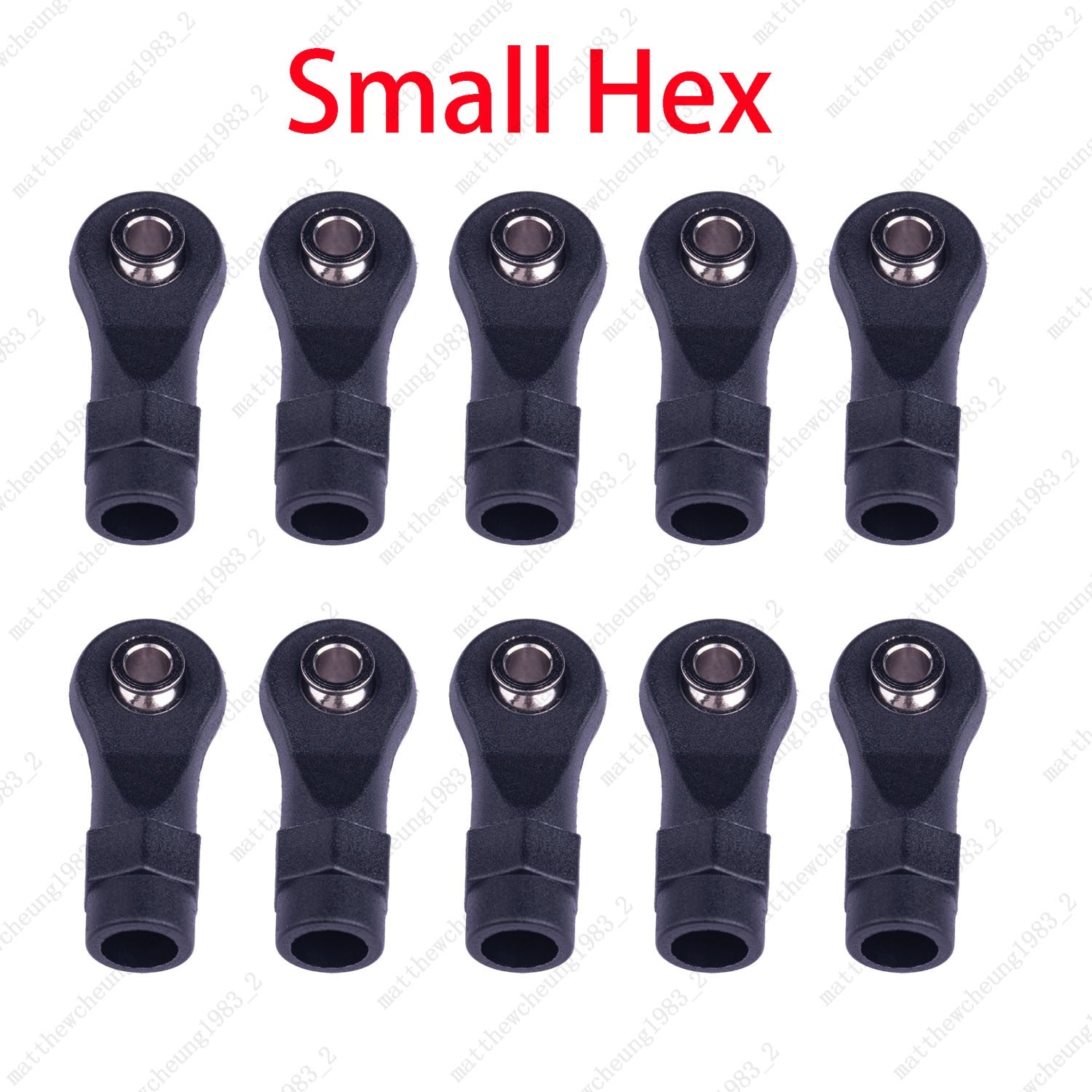 10PCS 1/10 M4 CW/CCW Precision Nylon Tie Rod Ball Head for RC - 4 Types Options