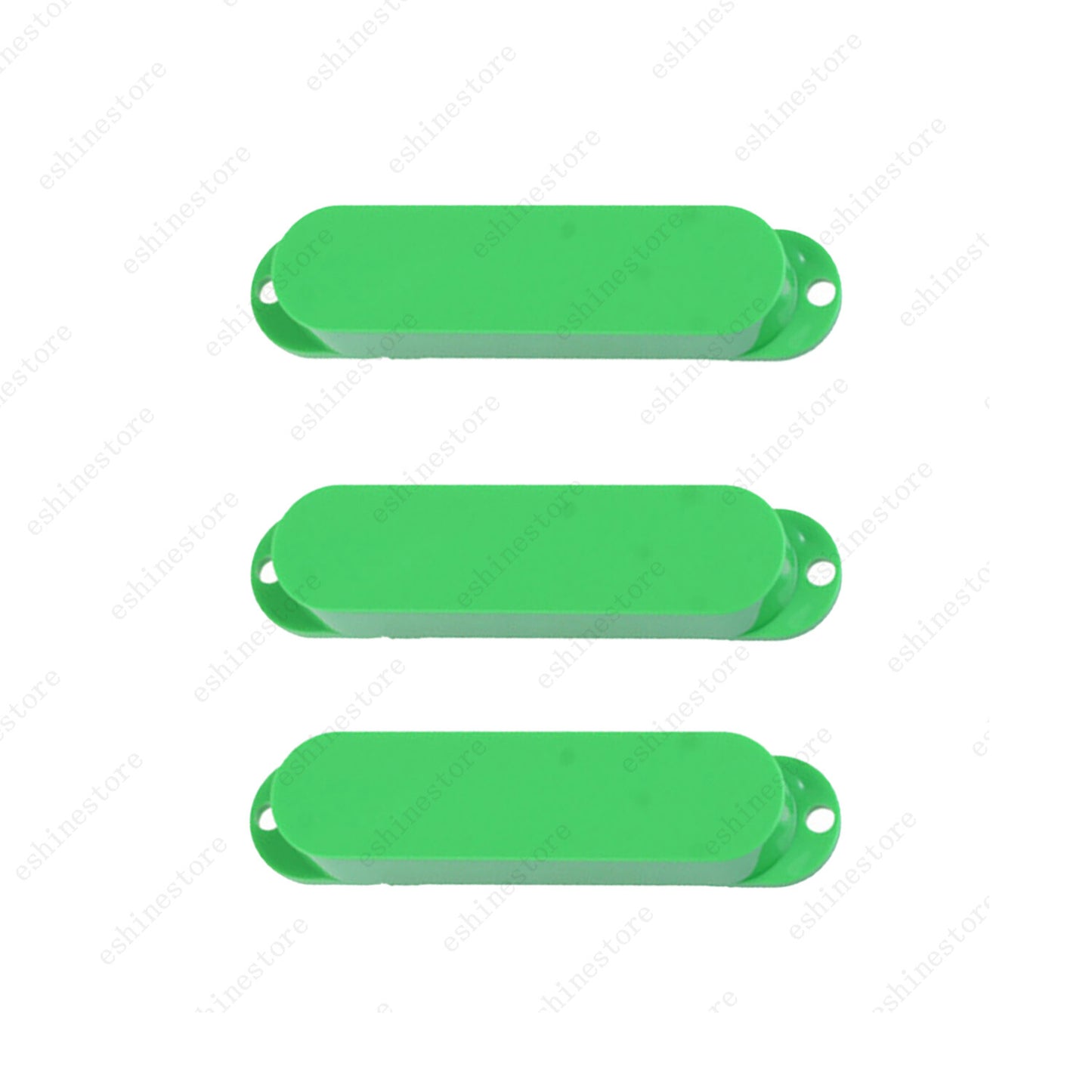 3 Pcs Plastic No Hole SSS Single Coil Pickup Covers For Fender SQ Strat 12 Color
