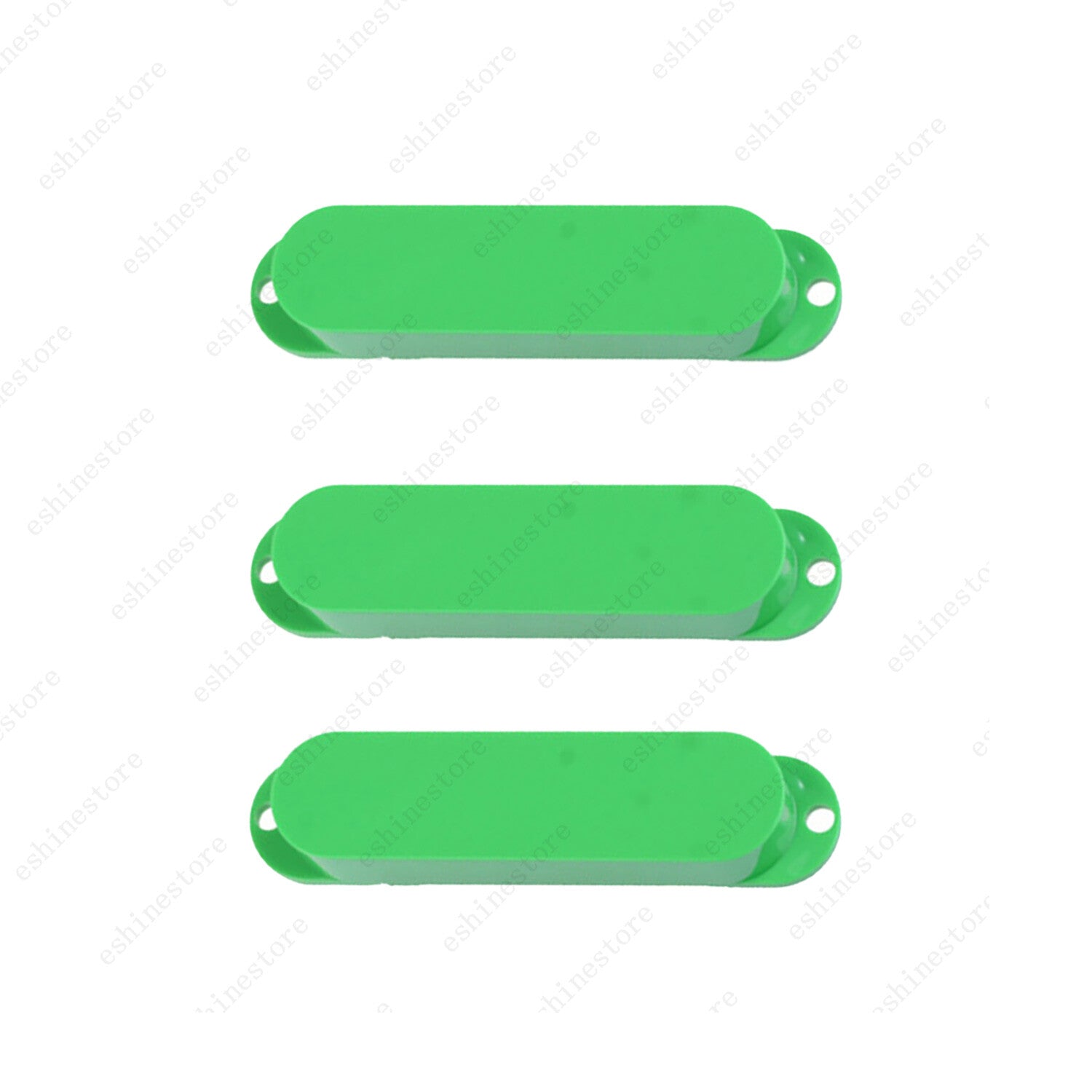 3 Pcs Plastic No Hole SSS Single Coil Pickup Covers For Fender SQ Strat 12 Color