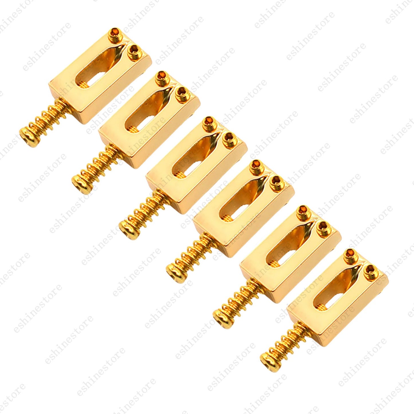 1/6Pcs 10.3mm Guitar Bridge Saddles Replacement For Strat Tele Saddle 5Colors