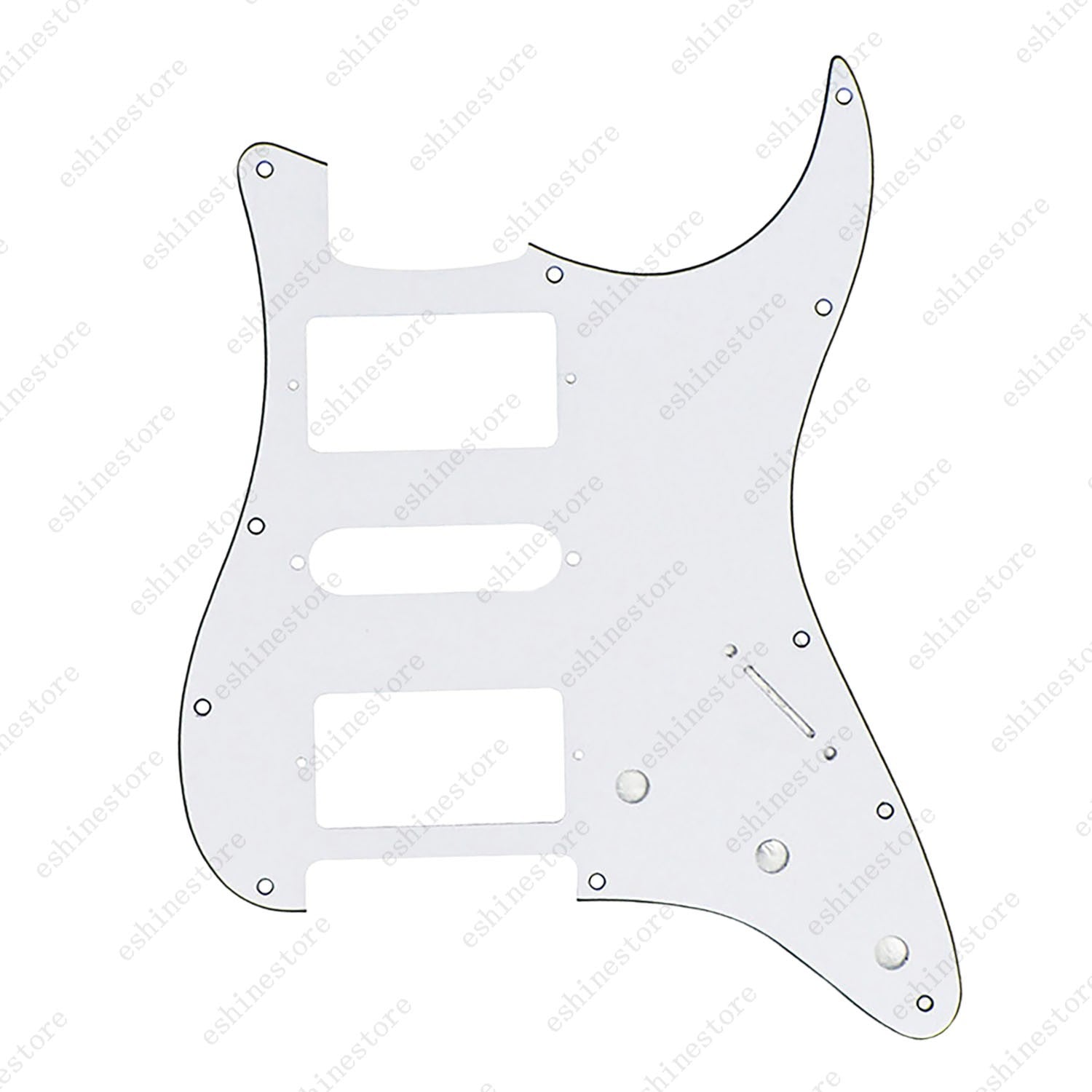 11 Holes HSH Strat Style Pickguard 3 Ply For Stratocaster Various Colors US Ship