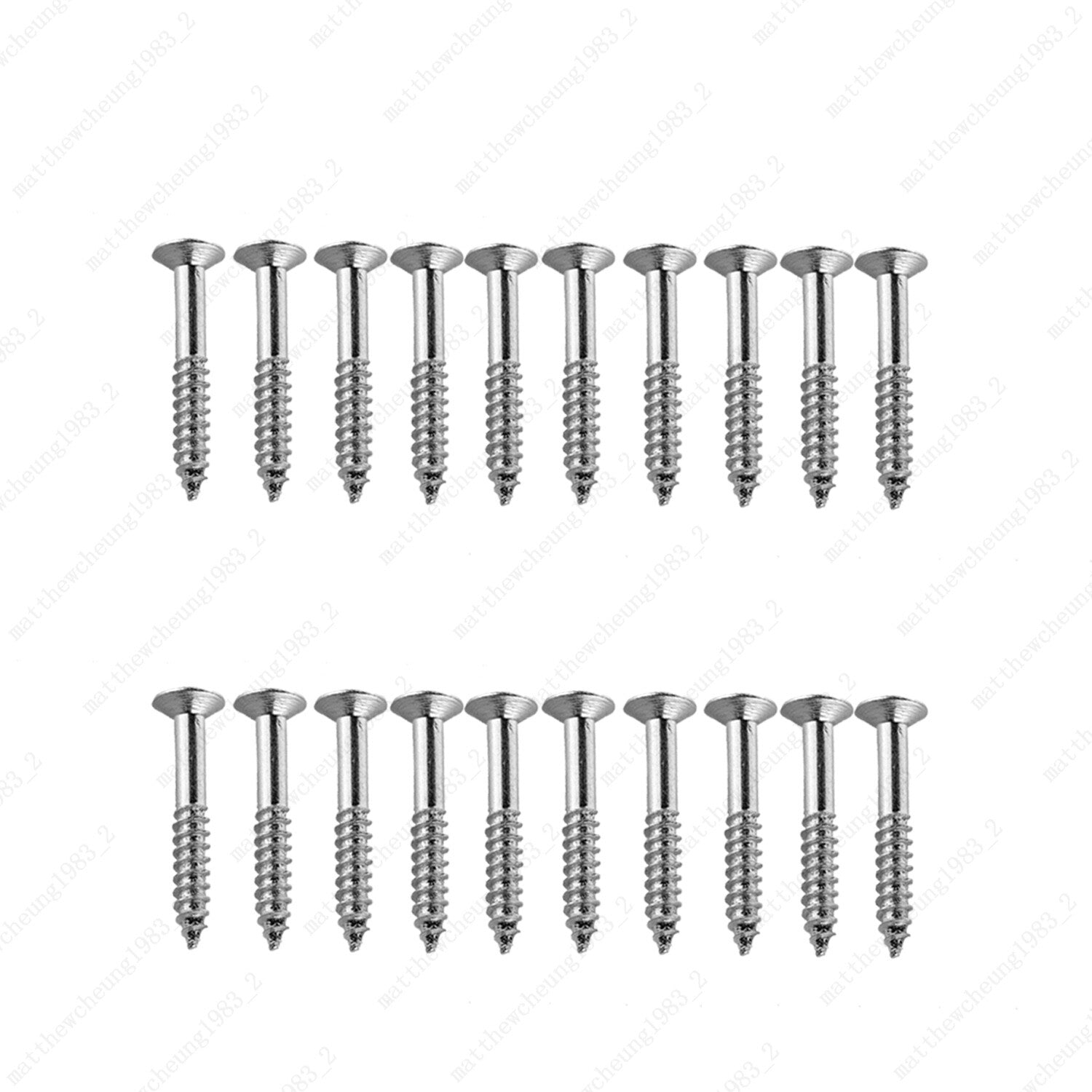 20x Humbucker Pickup Ring Frame Mounting Screws 2.5*18mm For LP SG 3 Colors
