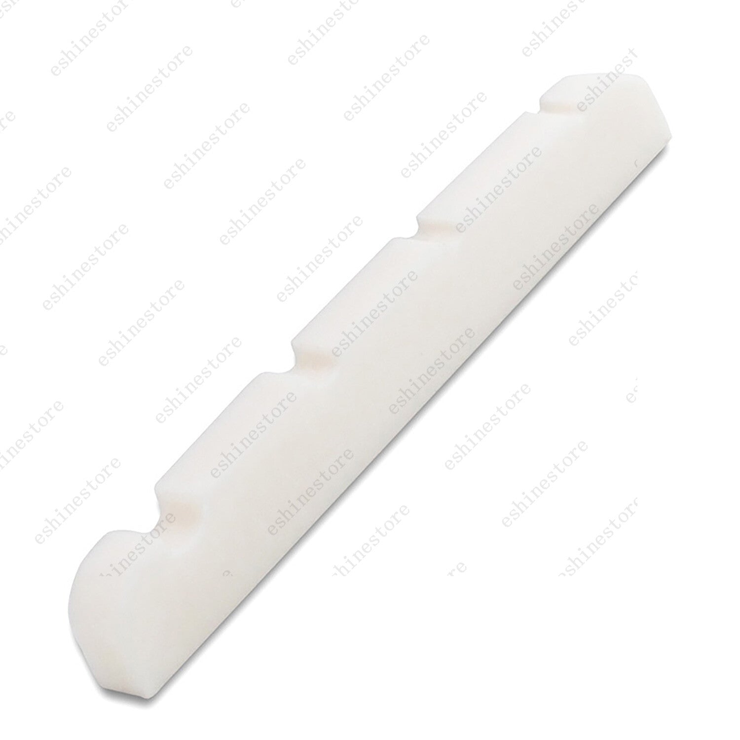 2PCS 38mm Bass Guitar Pre-Slotted Flat Bottom Bone Nut 4 String For Jazz Bass
