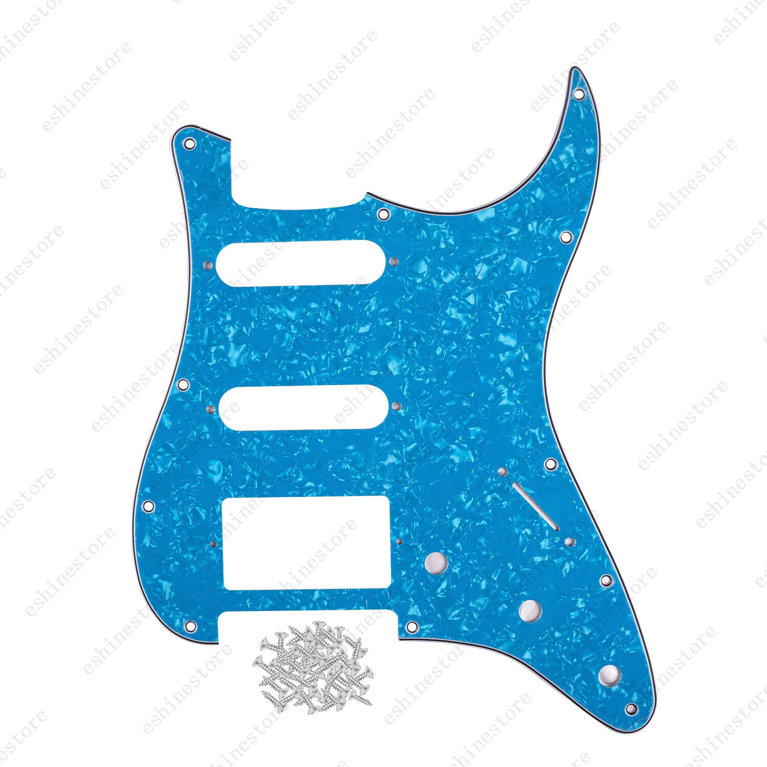 11 Hole SSH Strat Style Pickguard & Screw For USA MIM FENDER Strat Multicolors