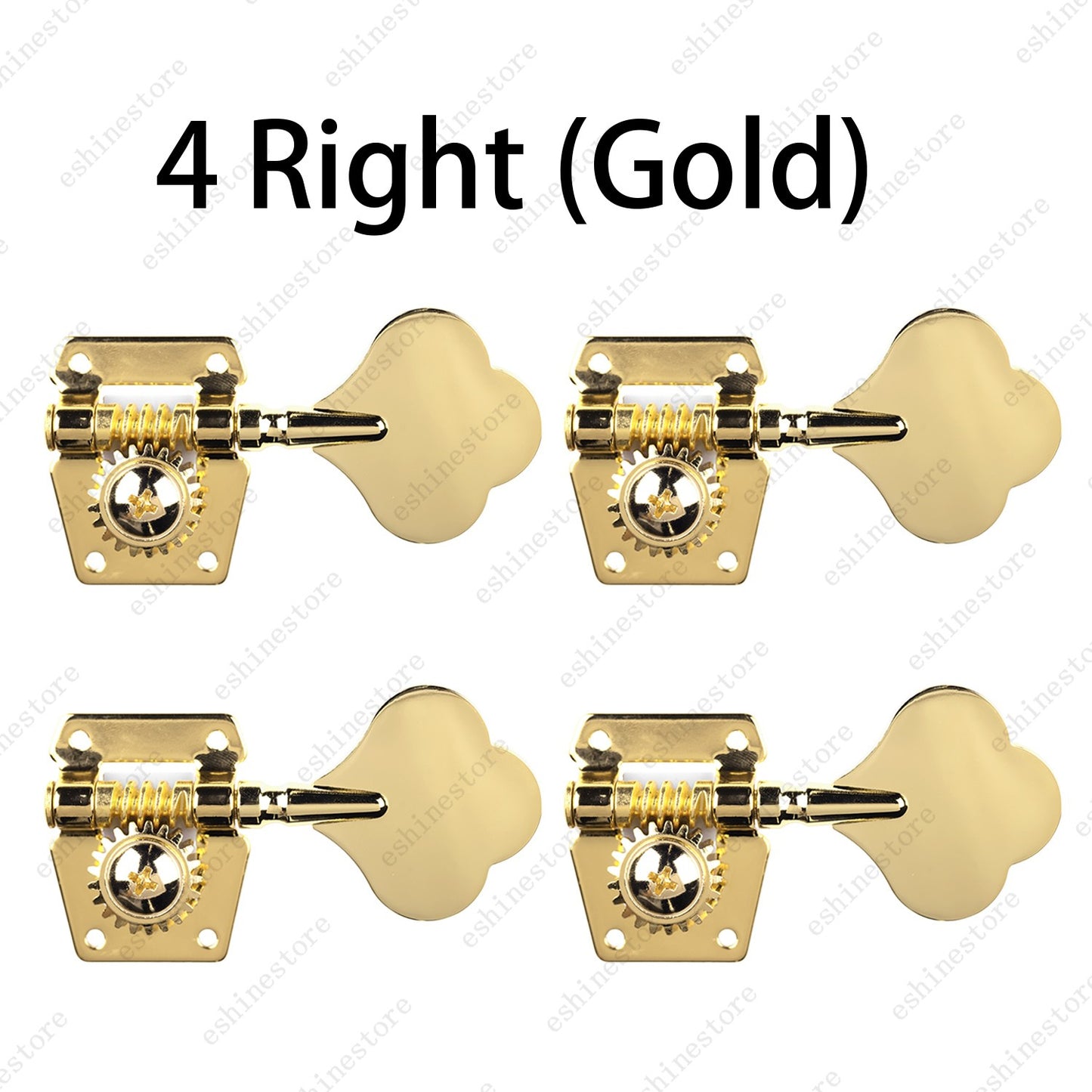Heavy Duty Bass Vintage Open Machine Heads - 1:25 Ratio Gear Tuning Keys-Gold