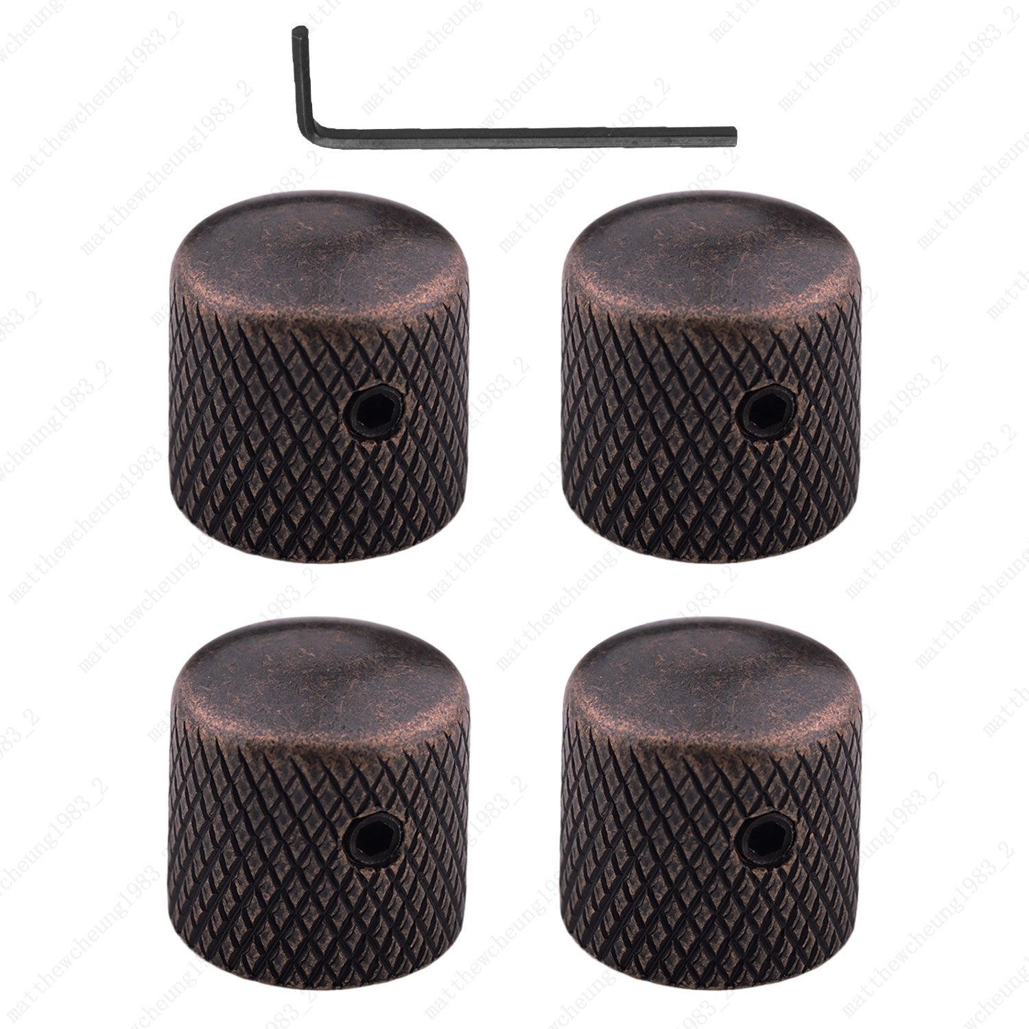 1/2/3/4 pcs 18-Splines Metal Guitar Dome Volume Tone Knob For Les Paul SG 2Color