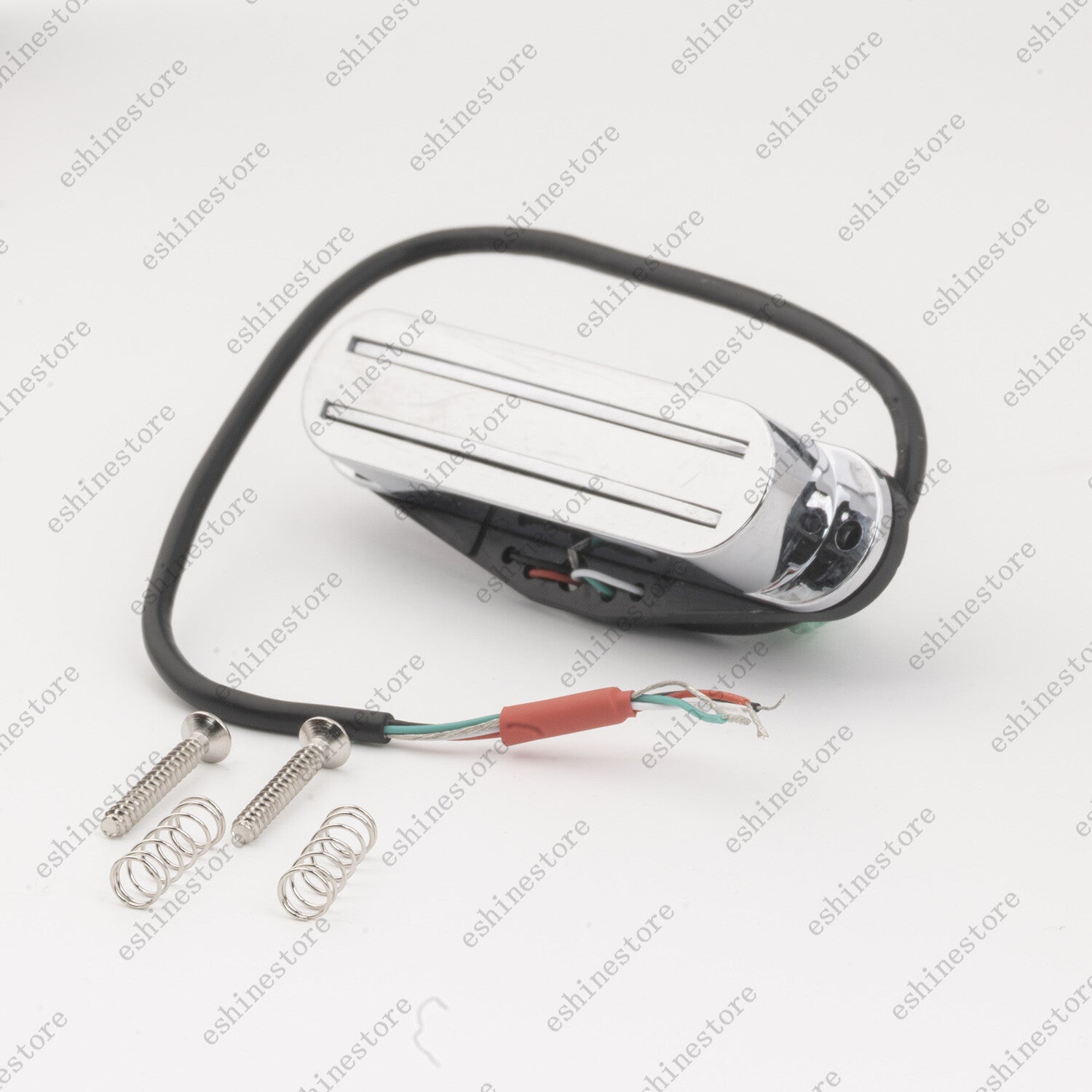 4 Wire Dual Rail Single Coil Mini Humbucker Pickup 9K For Strat Guitar 10 Colors