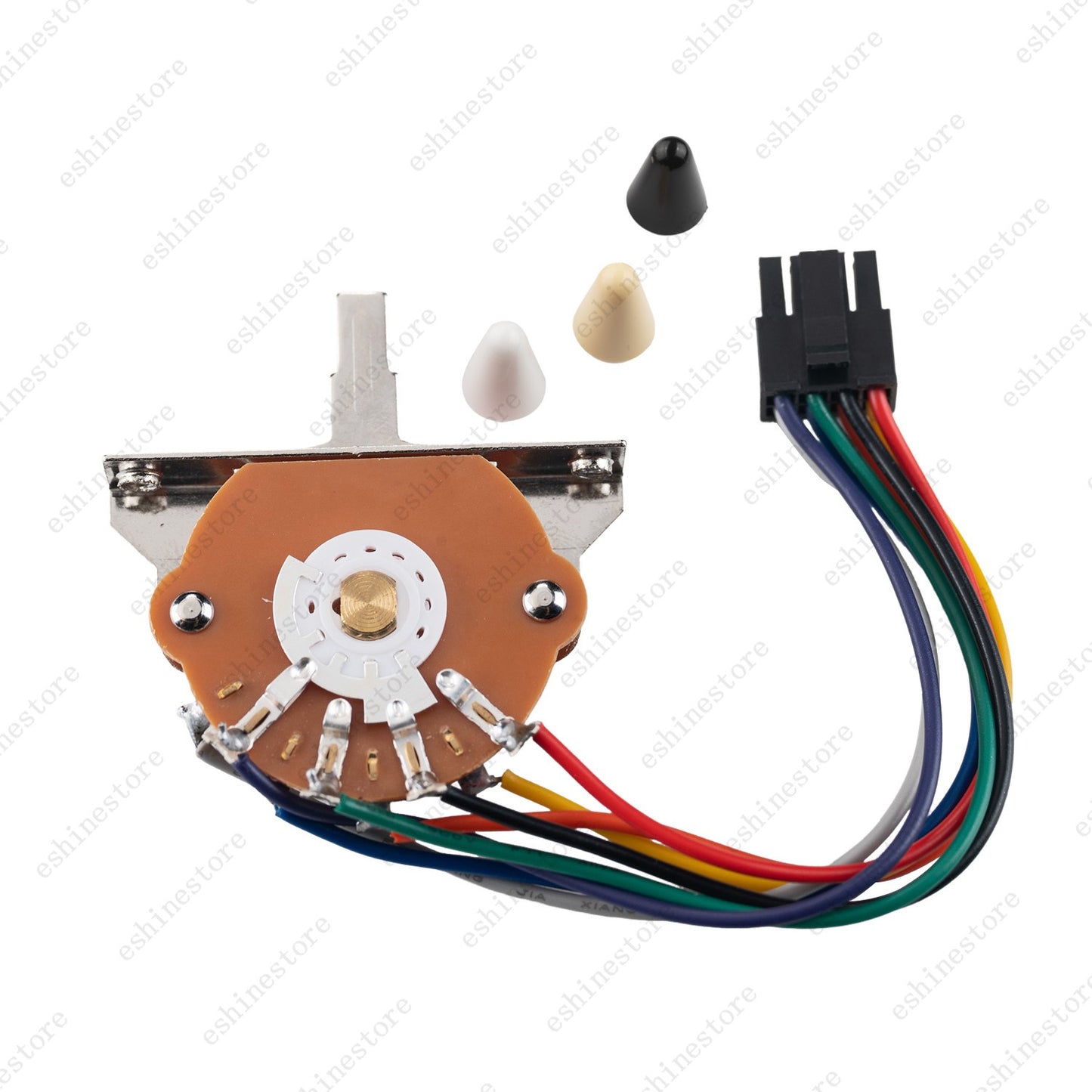 Solderless Custom Dual Tone Wiring Harness-Brass shaft Pot For Stratocaster