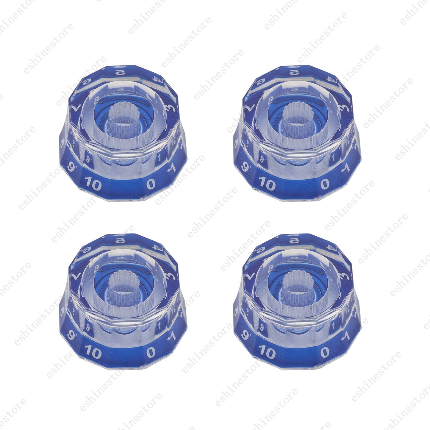 4 Pcs Guitar Knobs Dodecagon Speed Control Volume Tone Knobs For Les Paul LP/SG