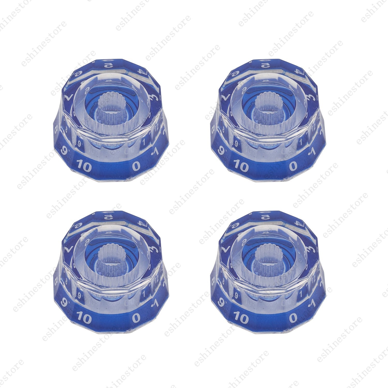 4 Pcs Guitar Knobs Dodecagon Speed Control Volume Tone Knobs For Les Paul LP/SG