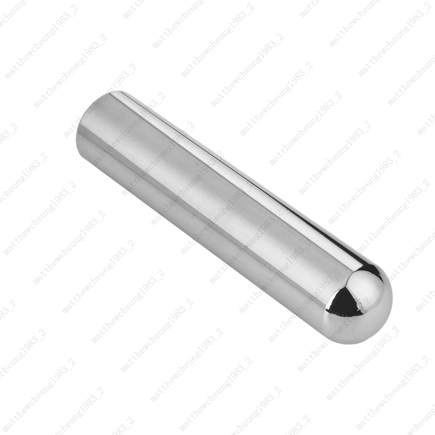1pc 83MM Guitar Metal Roundnose Solid Tone Bar Lap Slide for Guitar Bass -Chrome