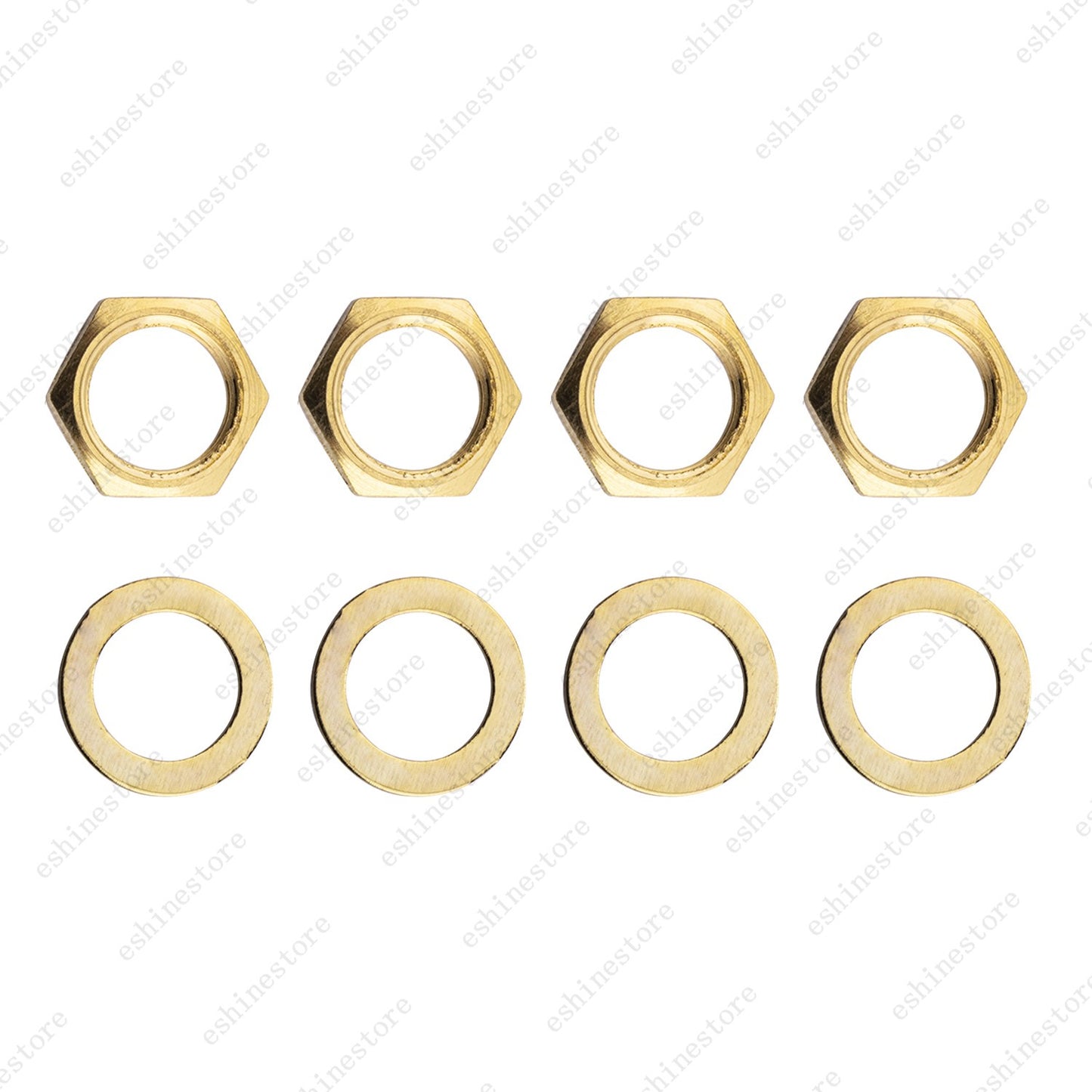US 3/8" Guitar Pot/Jack Hex Nuts Washers for US CTS Pots & Switchcraft Jacks