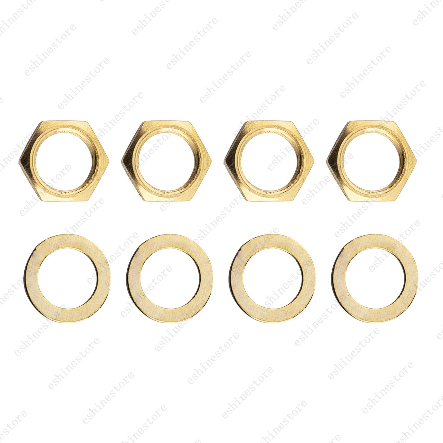 US 3/8" Guitar Pot/Jack Hex Nuts Washers for US CTS Pots & Switchcraft Jacks
