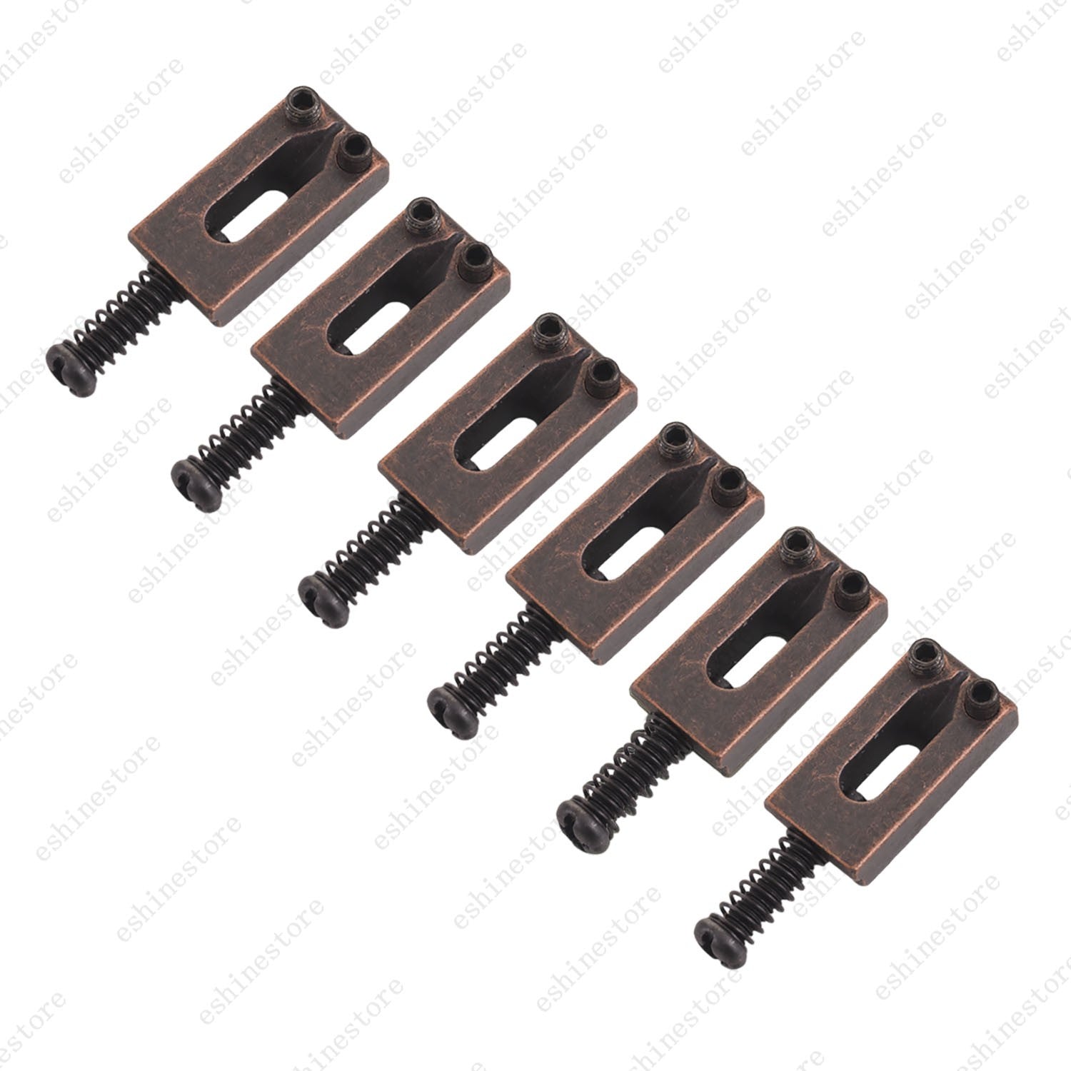 1/6Pcs 10.3mm Guitar Bridge Saddles Replacement For Strat Tele Saddle 5Colors