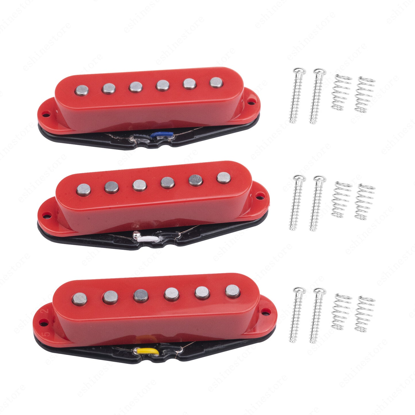 Single Coil SSS Alnico V Magnet Pickup Guitar Neck Middle Bridge for Strat