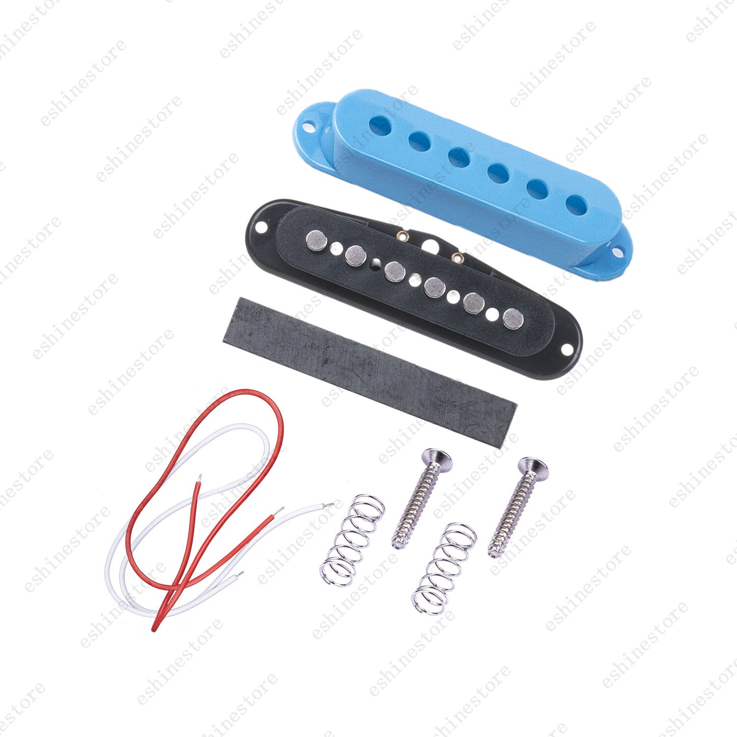 Mulit Color 48/50/52MM Electric Guitar Single Coil Pickup Slug Cover Bobbins Kit