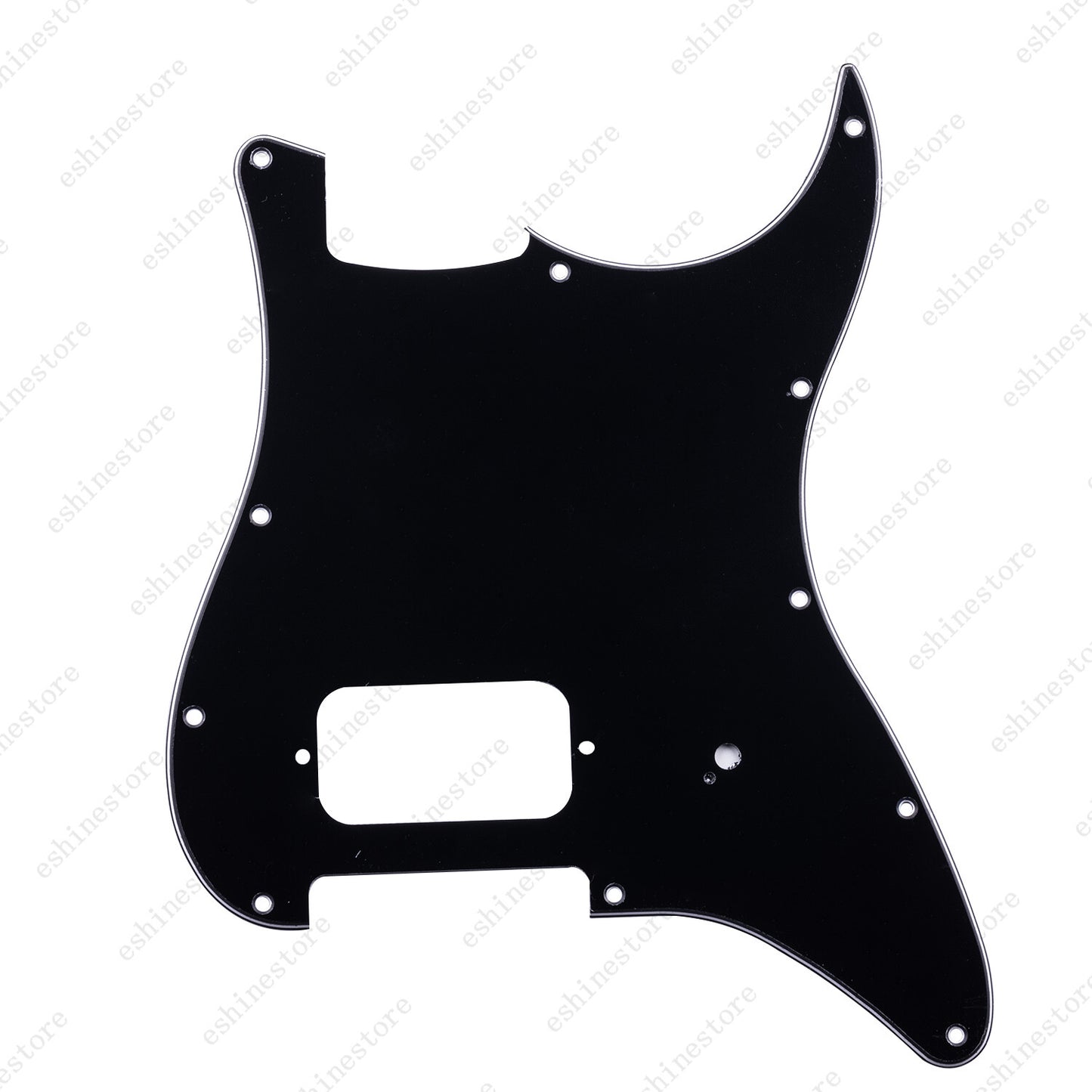 11 Holes Guitar Humbucker Pickguard Scratch Plate 3-Ply For Tom Delonge Strat