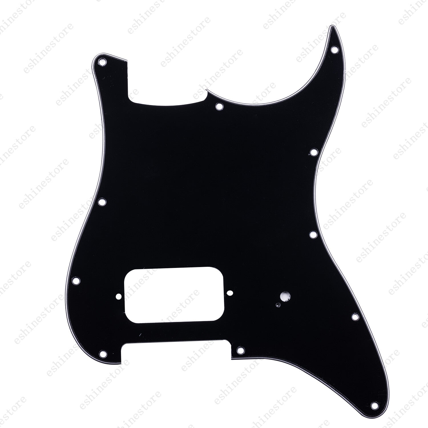 11 Holes Guitar Humbucker Pickguard Scratch Plate 3-Ply For Tom Delonge Strat