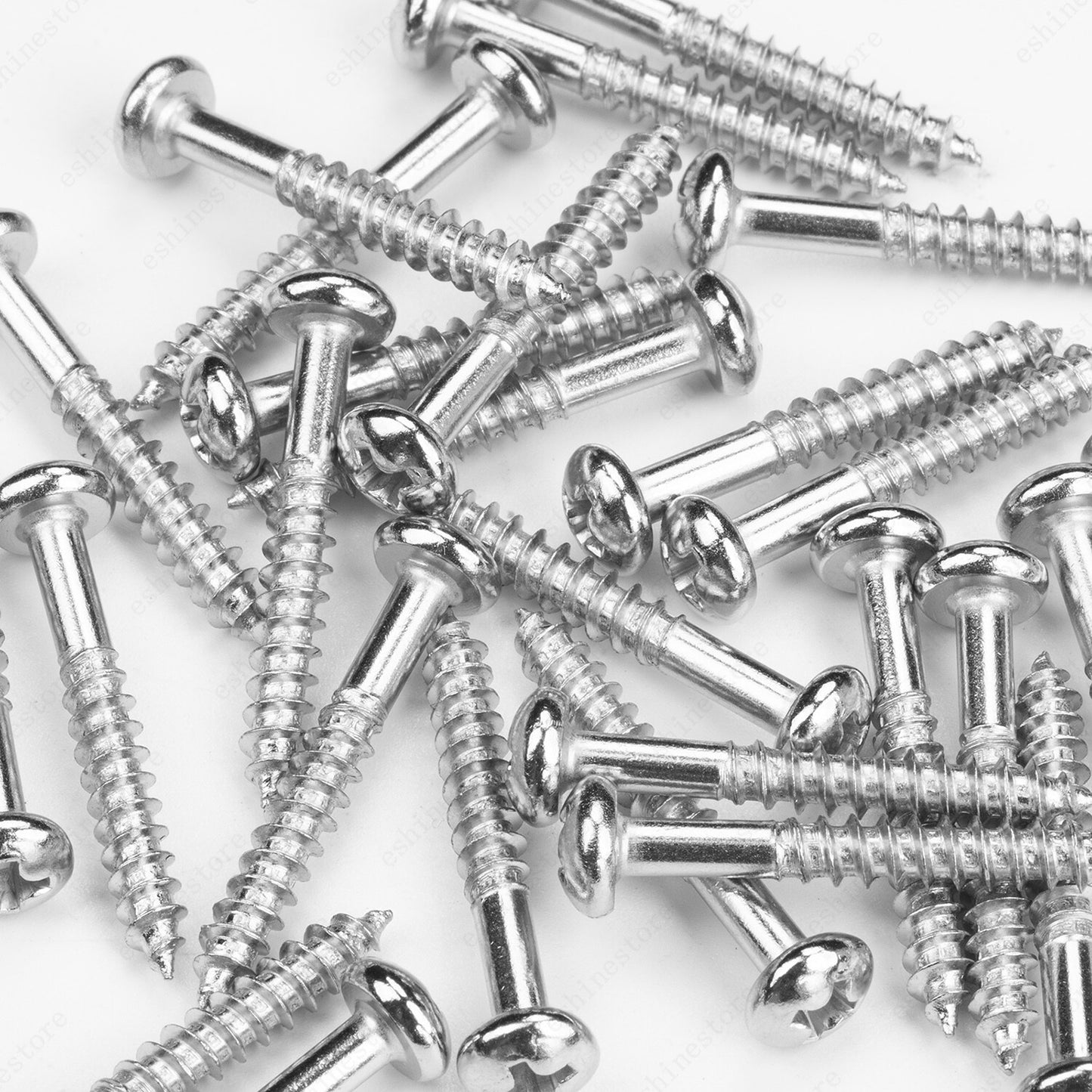 6 Pcs Tremolo Bridge Stainless Steel Screws 3.5*25mm For Fender Strat 3 Colors